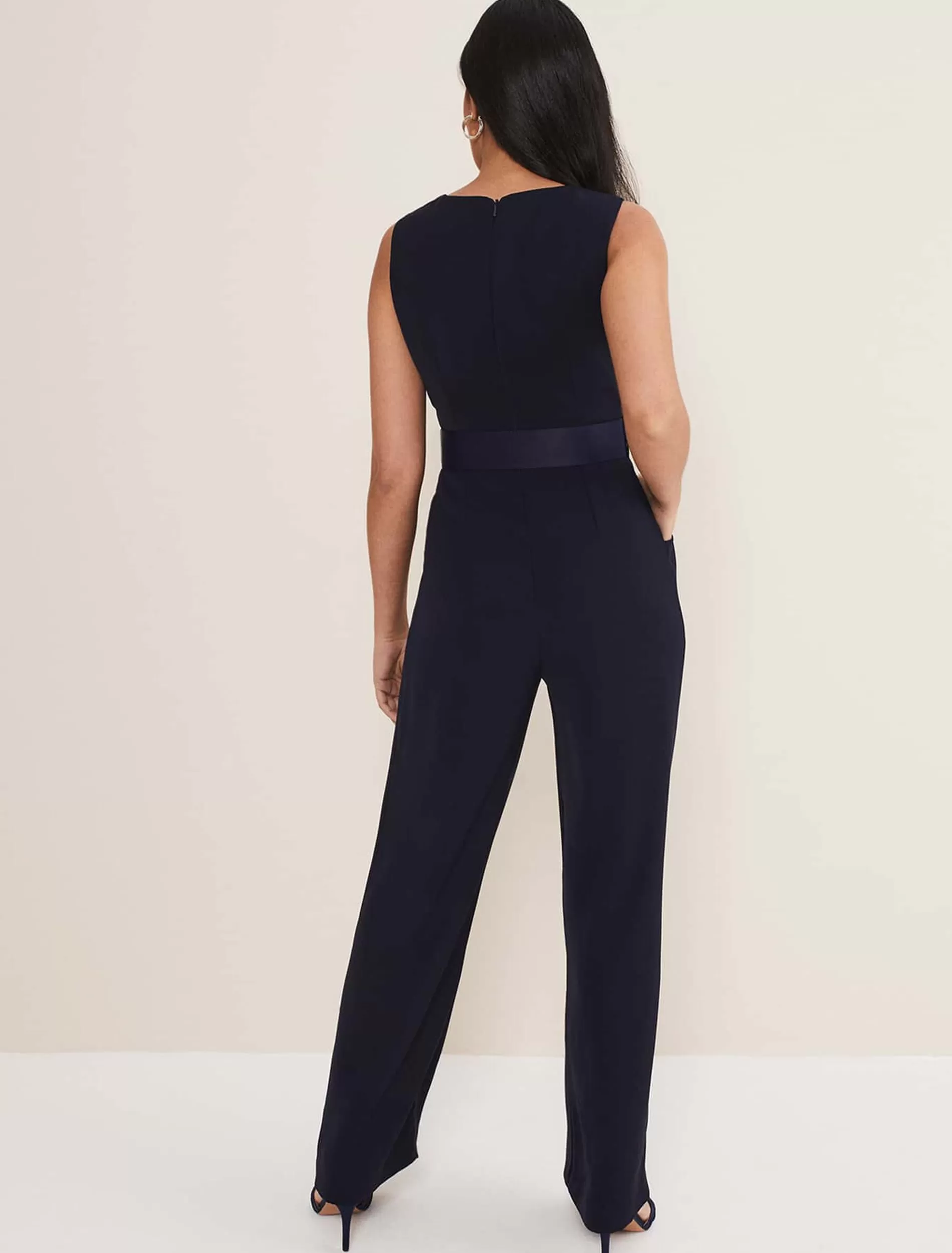 Phase Eight Petite Lissia Jumpsuit Navy Fashion