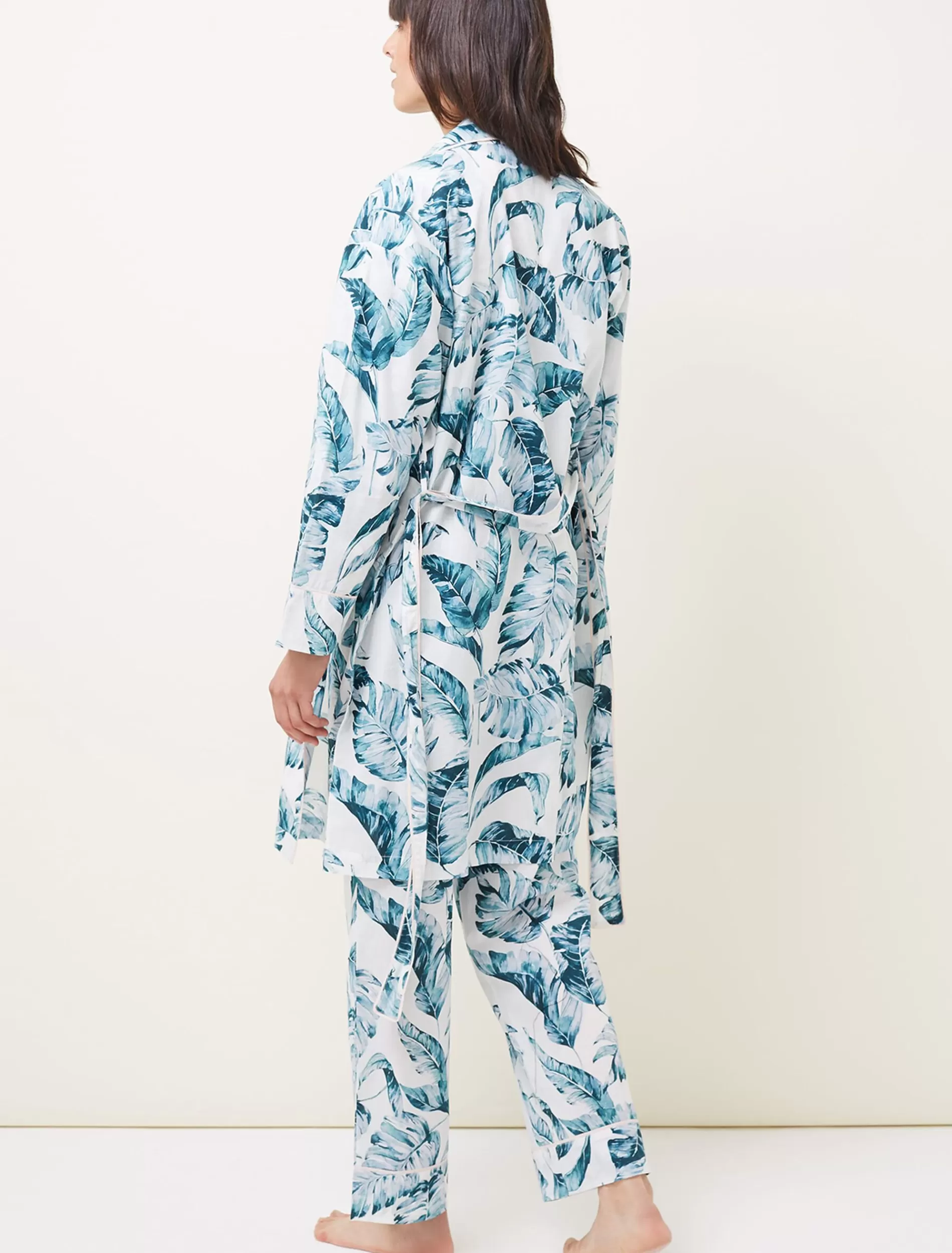 Phase Eight Piera Palm Print Robe Multi-Coloured Hot