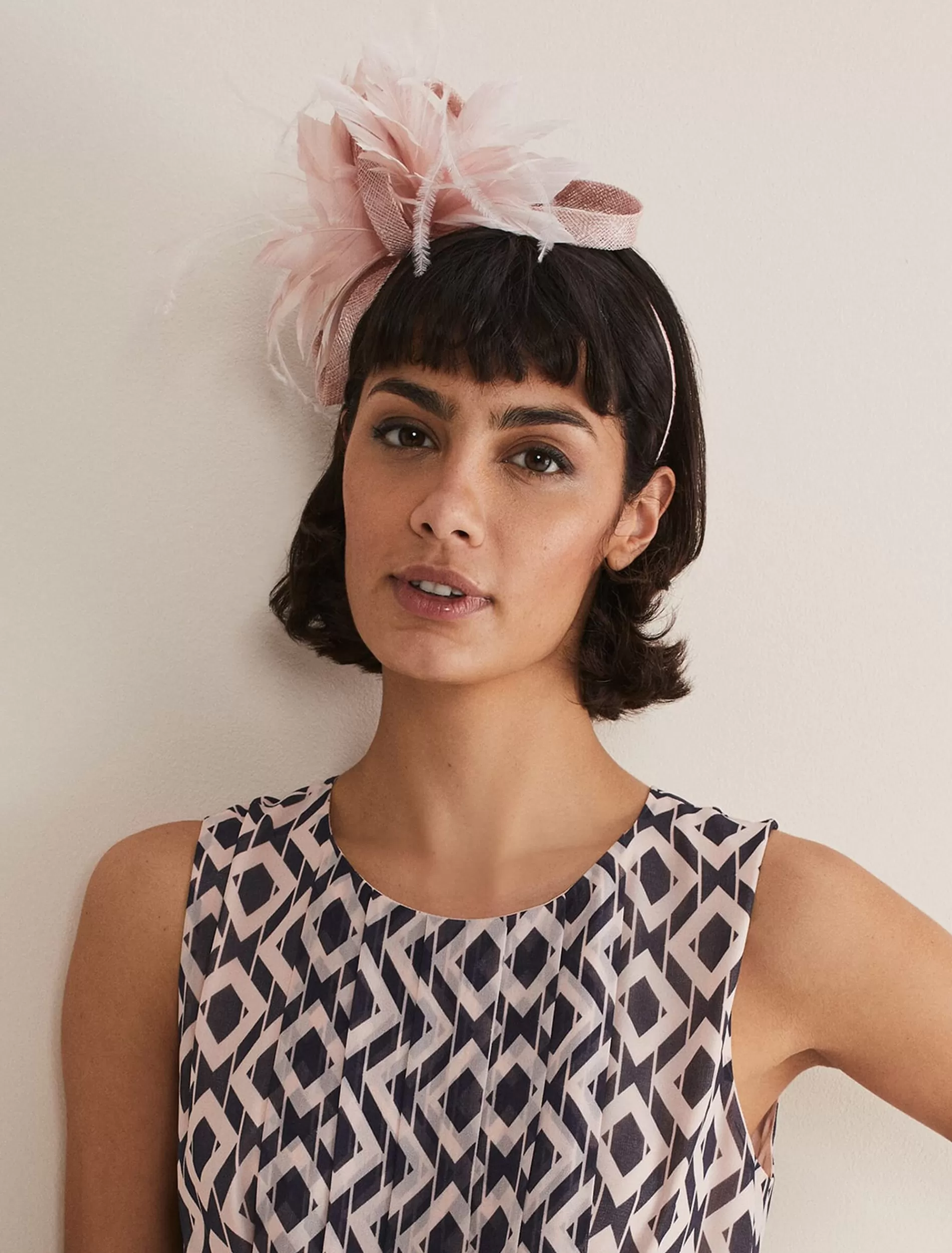 Phase Eight Pink Flower Headband Cameo Discount