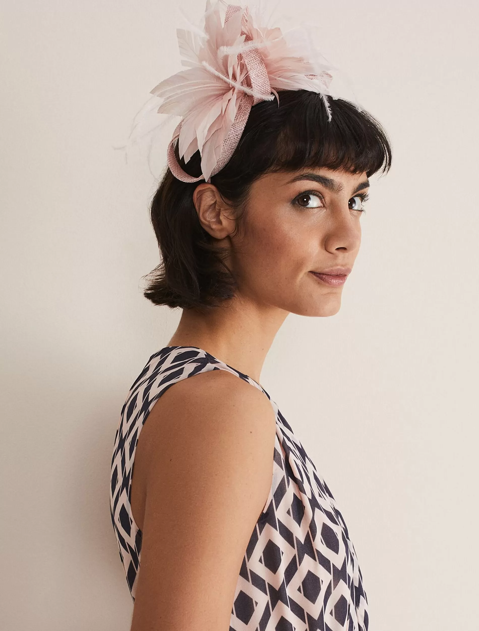 Phase Eight Pink Flower Headband Cameo Discount