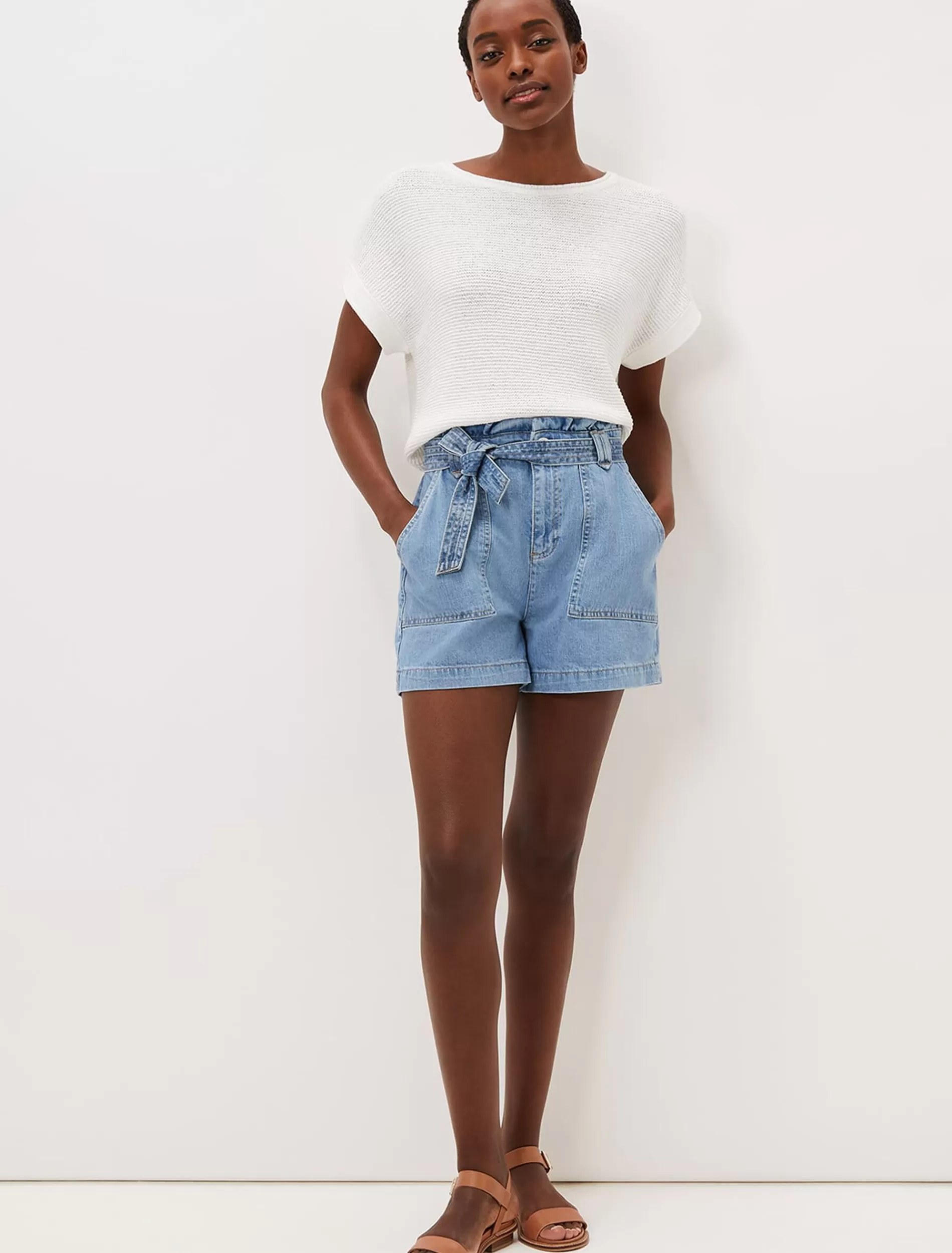 Phase Eight Pollie Cargo Short Denim Best