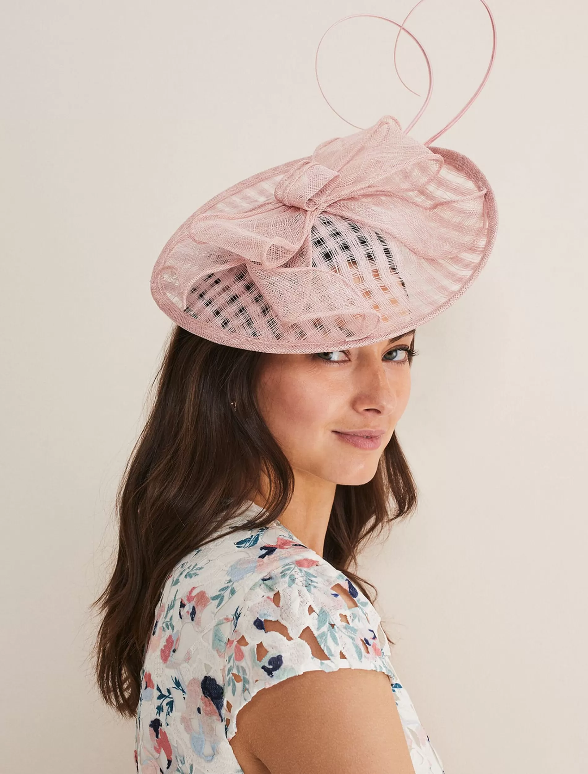 Phase Eight Quill And Bow Disc Fascinator Petal Discount