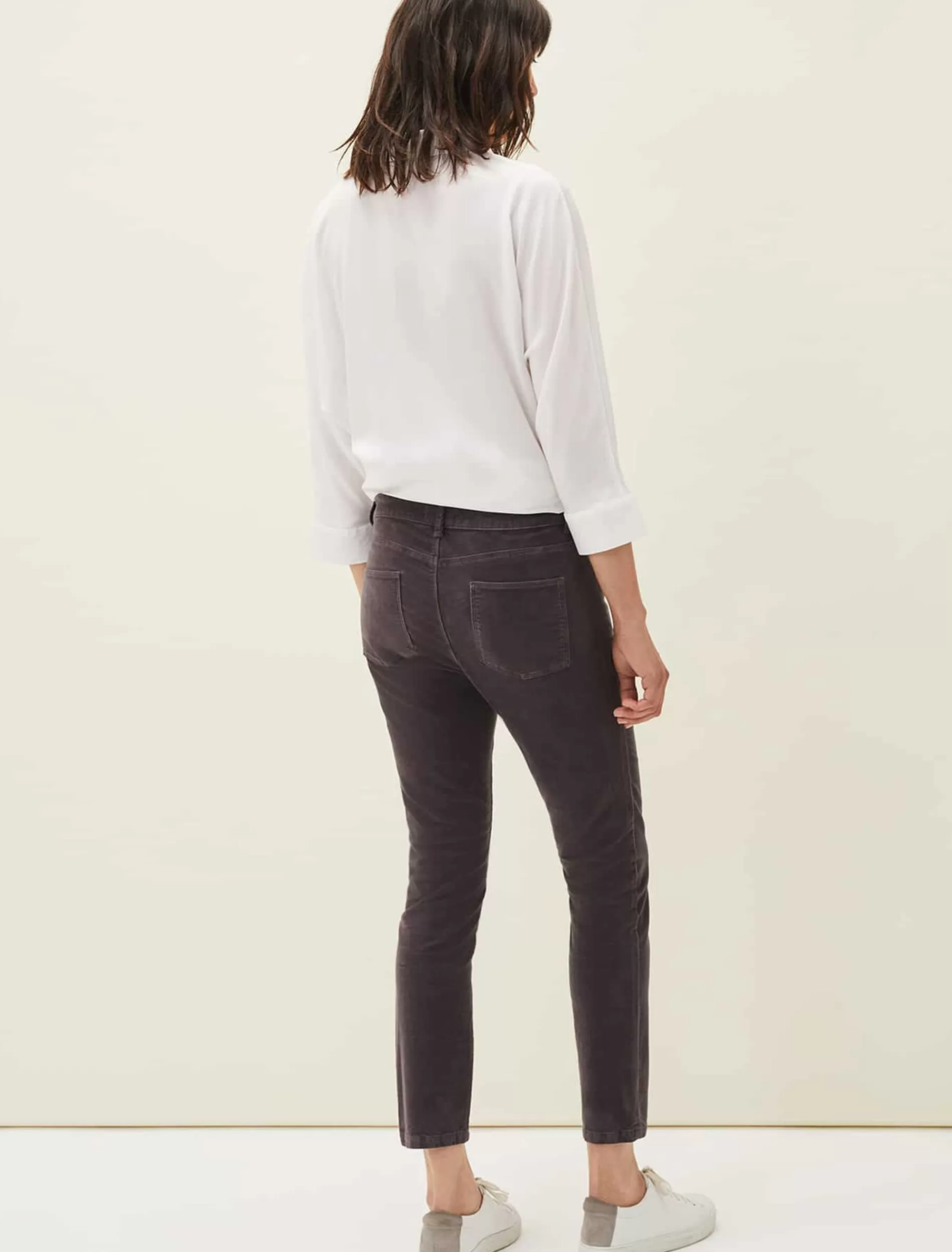 Phase Eight Rae Fine Corduroy Jeans Putty Outlet