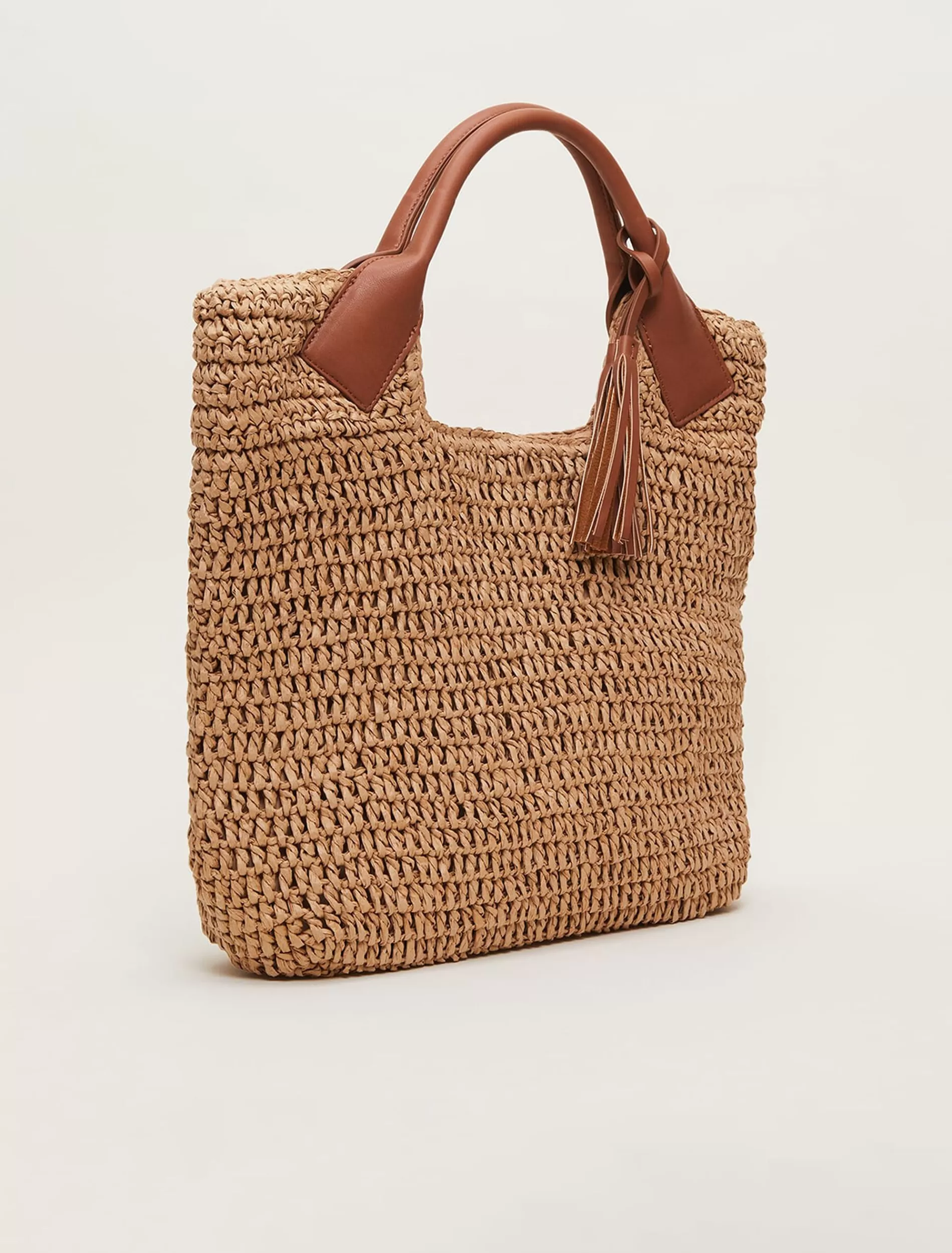Phase Eight Raffia Shopper Bag Natural Clearance