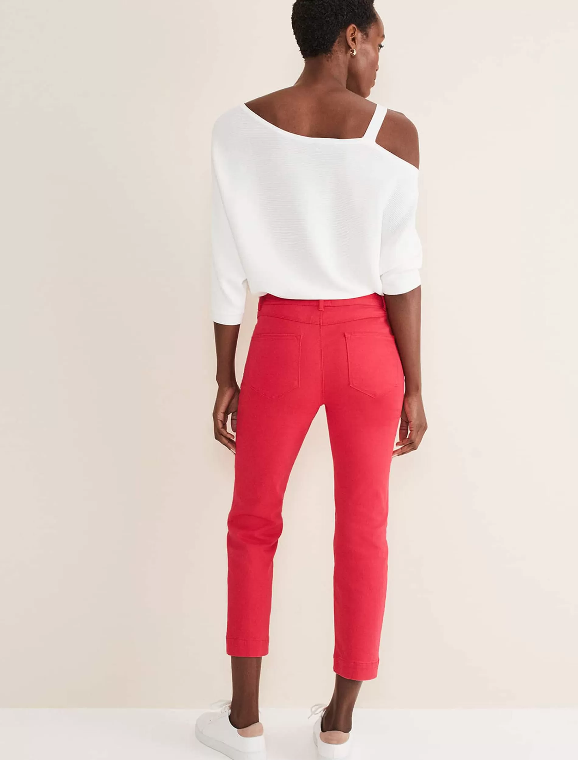 Phase Eight Ramona Straight Leg Jean Hot Pink Shop