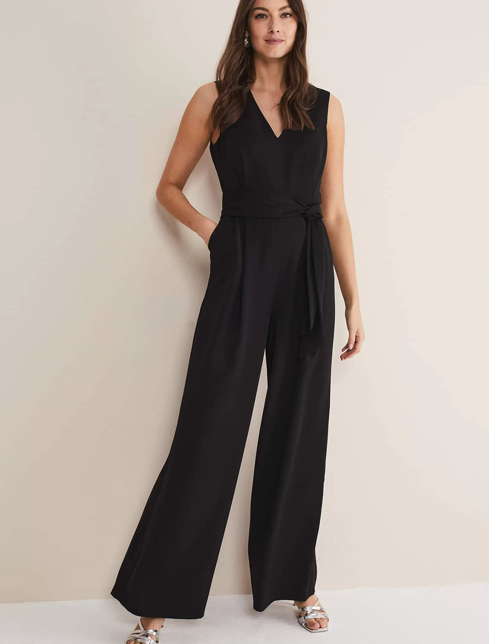 Phase Eight Reina Jumpsuit Black Outlet