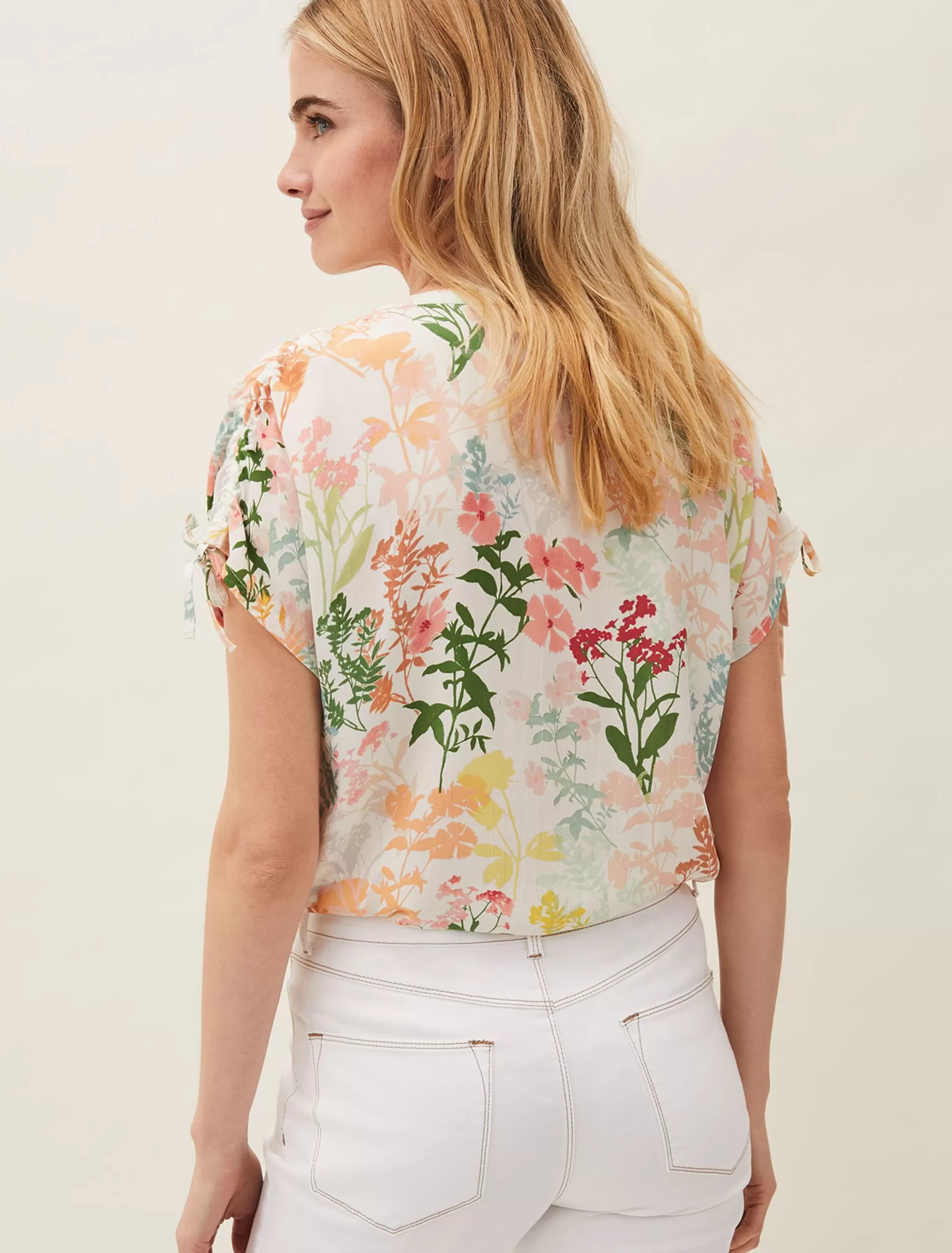 Phase Eight Remee Floral Print Shirt Pinks Flash Sale