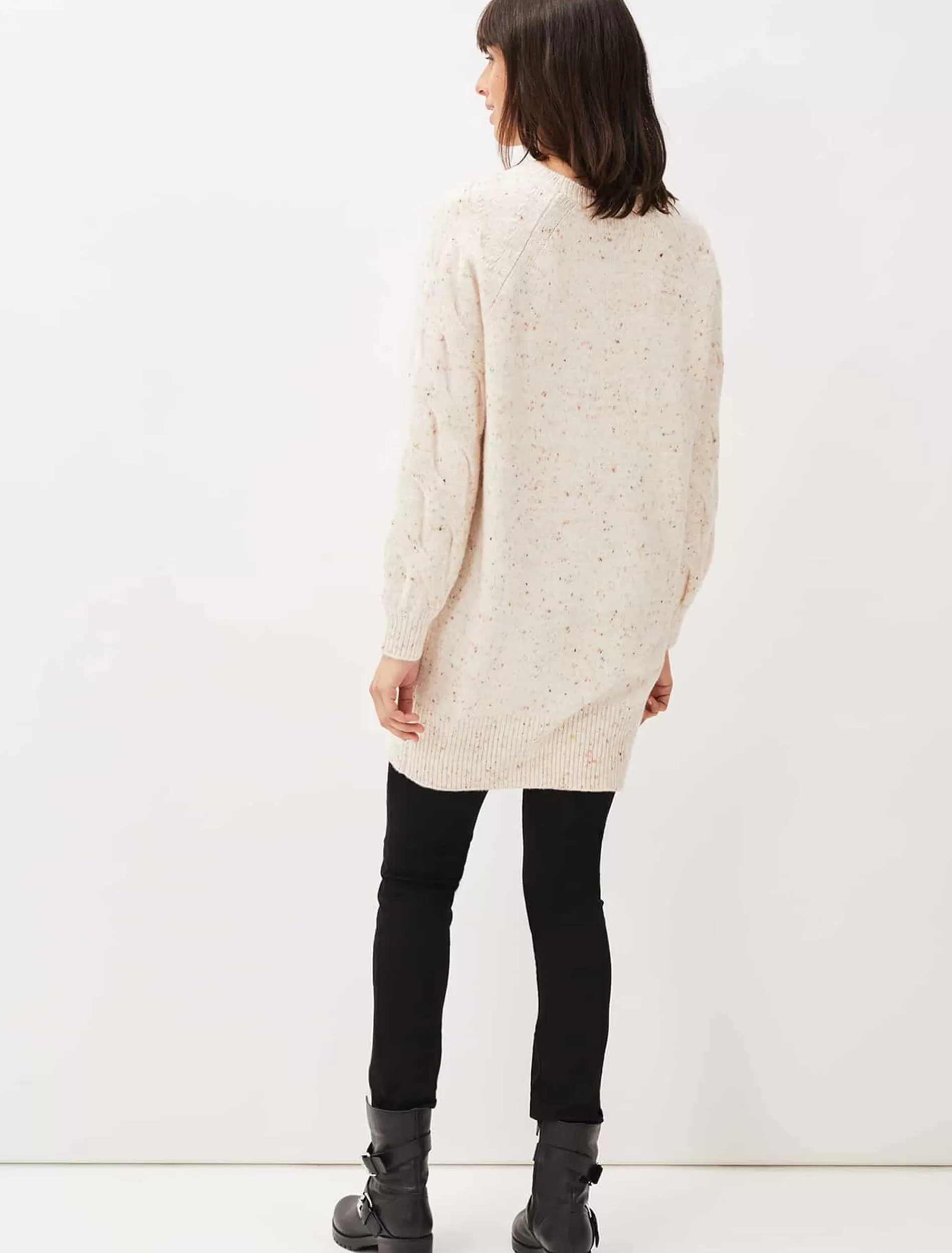 Phase Eight Rian Chunky Cowl Neck Jumper Dress Multi-Coloured Cheap