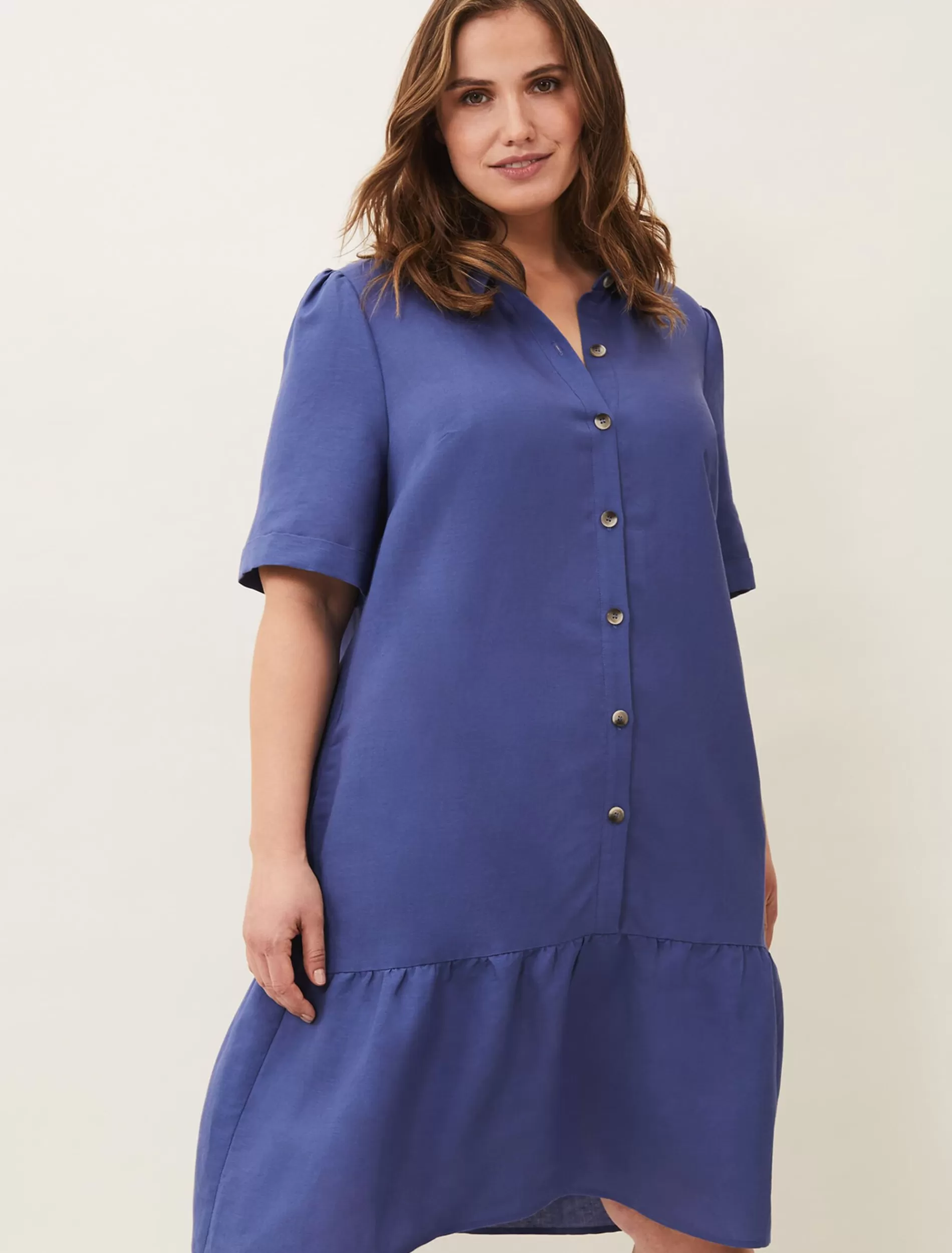 Phase Eight Riley Swing Dress Blue Best