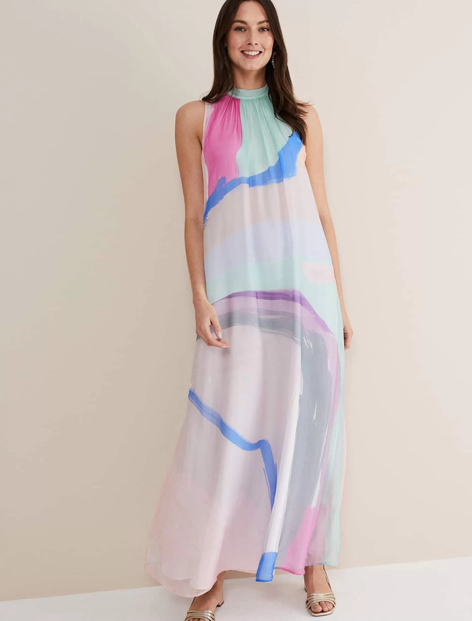 Phase Eight Ronnine Maxi Dress Multi-Coloured Best Sale