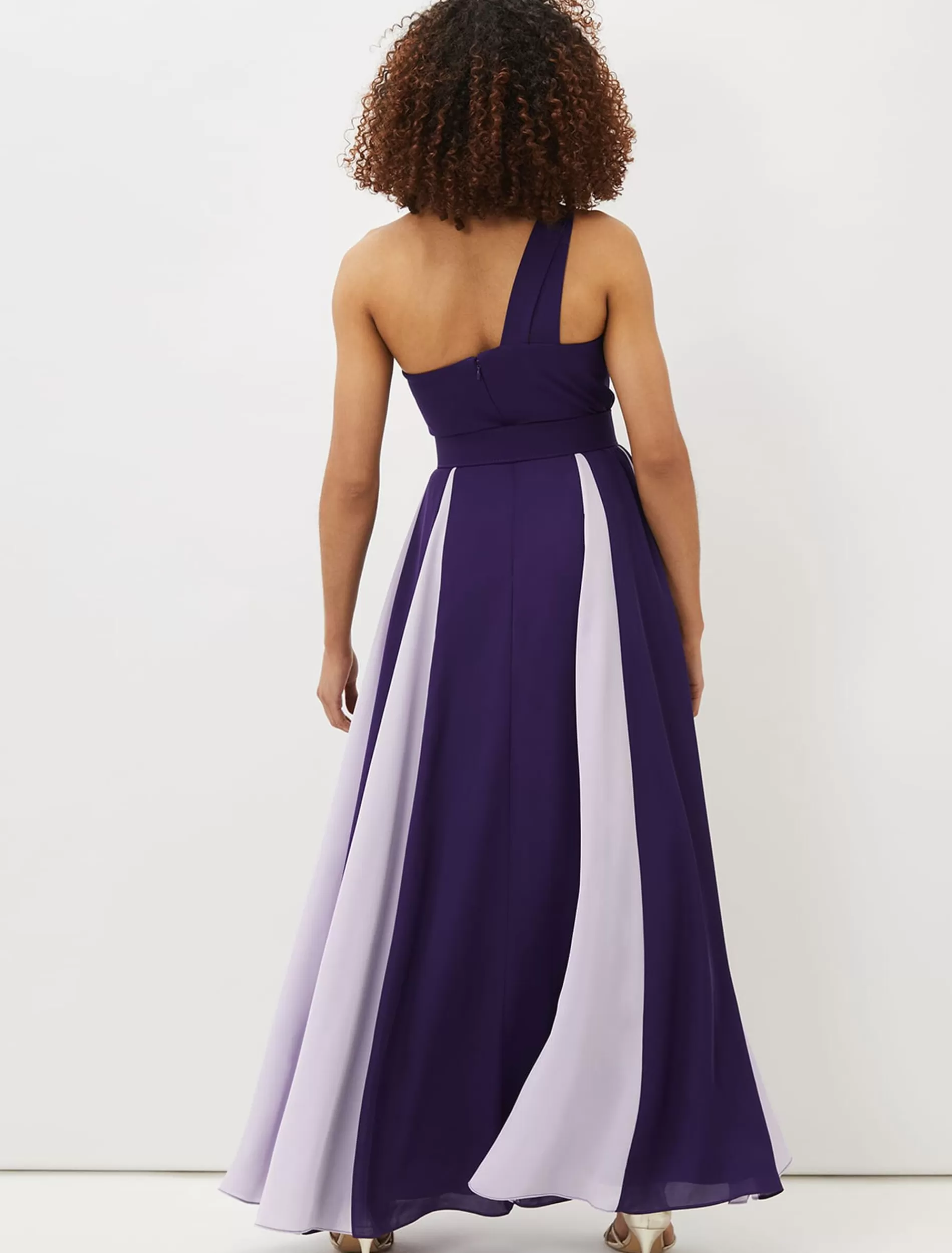 Phase Eight Rosalee One Shoulder Maxi Violet/Lilac Clearance