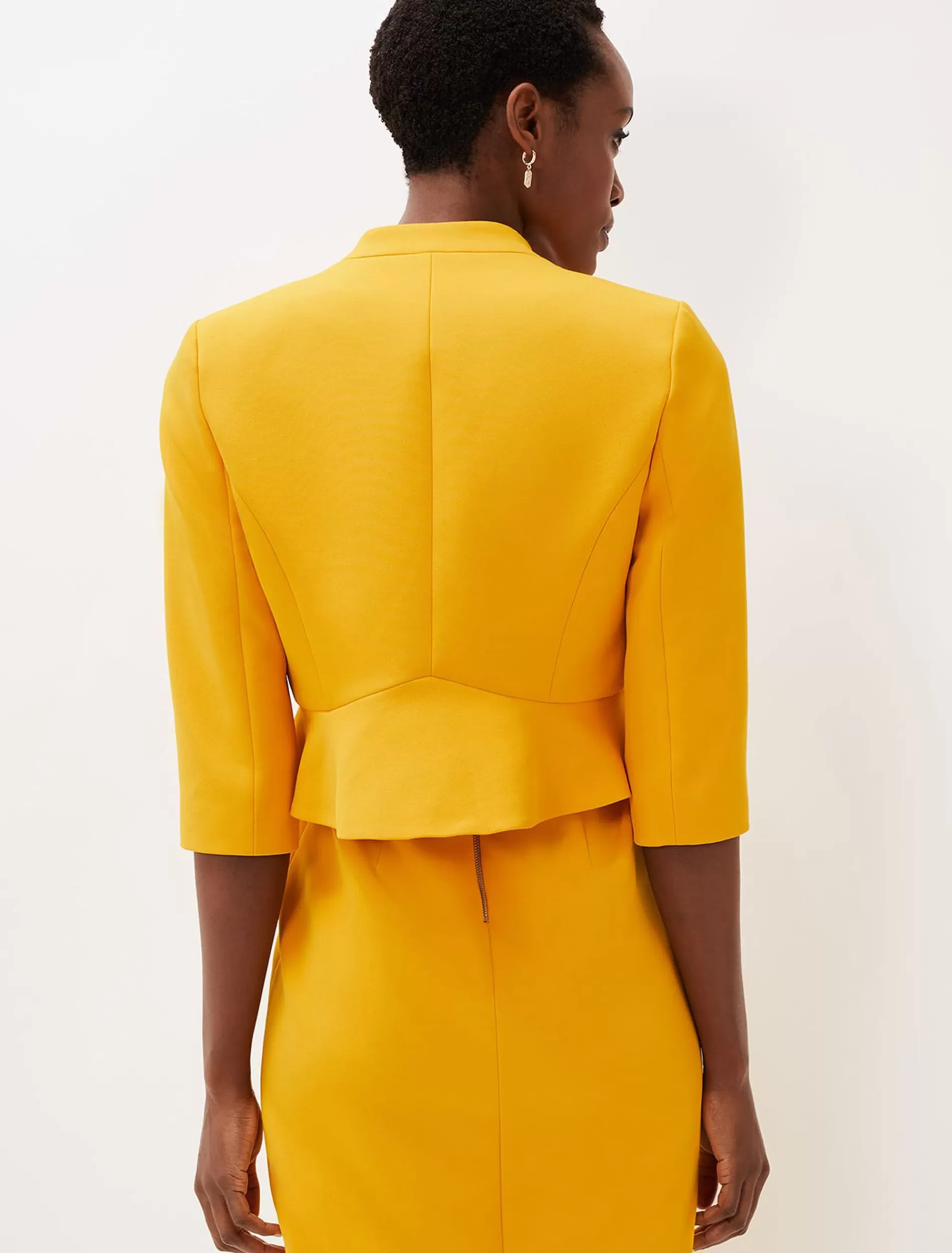 Phase Eight Rosalyn Fluted Sleeve Occasion Jacket Canary Outlet