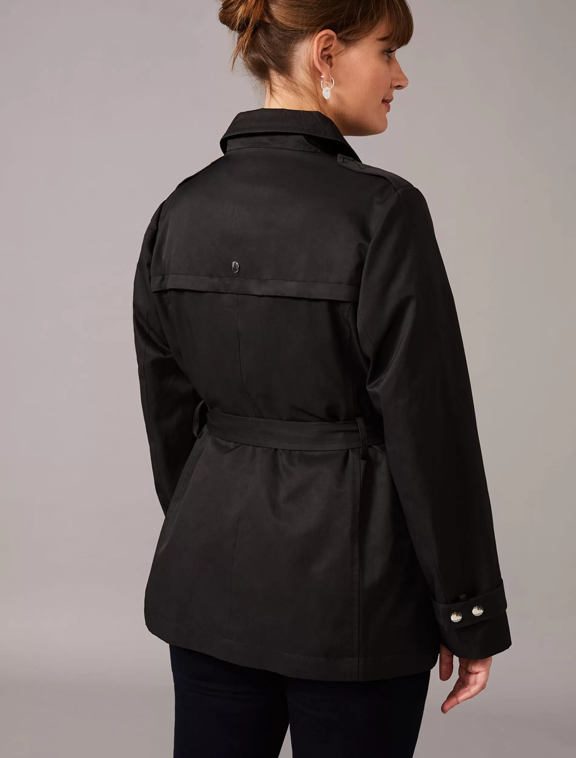 Phase Eight Rose Soft Biker Coat Black Discount