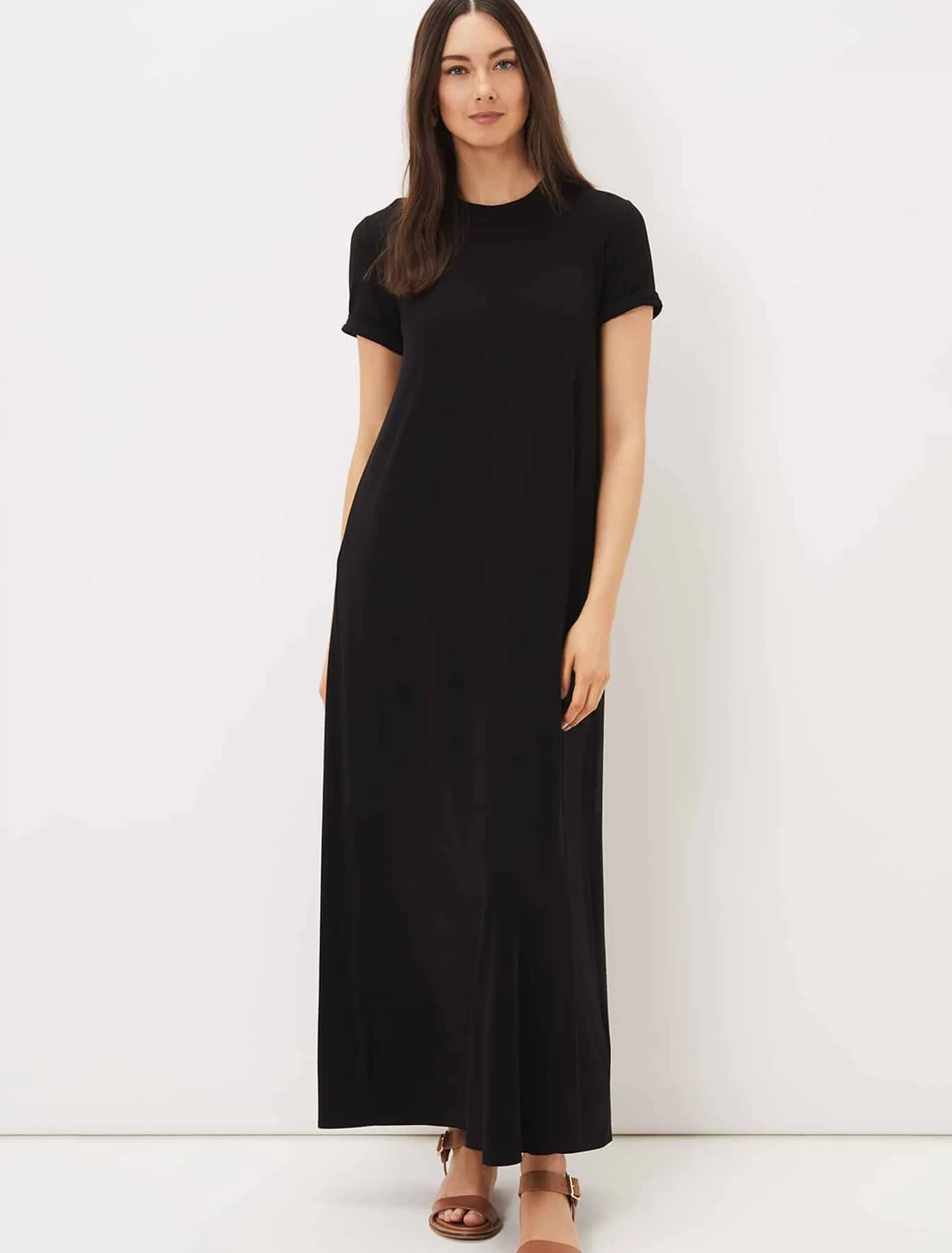 Phase Eight Roxana T-Shirt Maxi Dress Black Best
