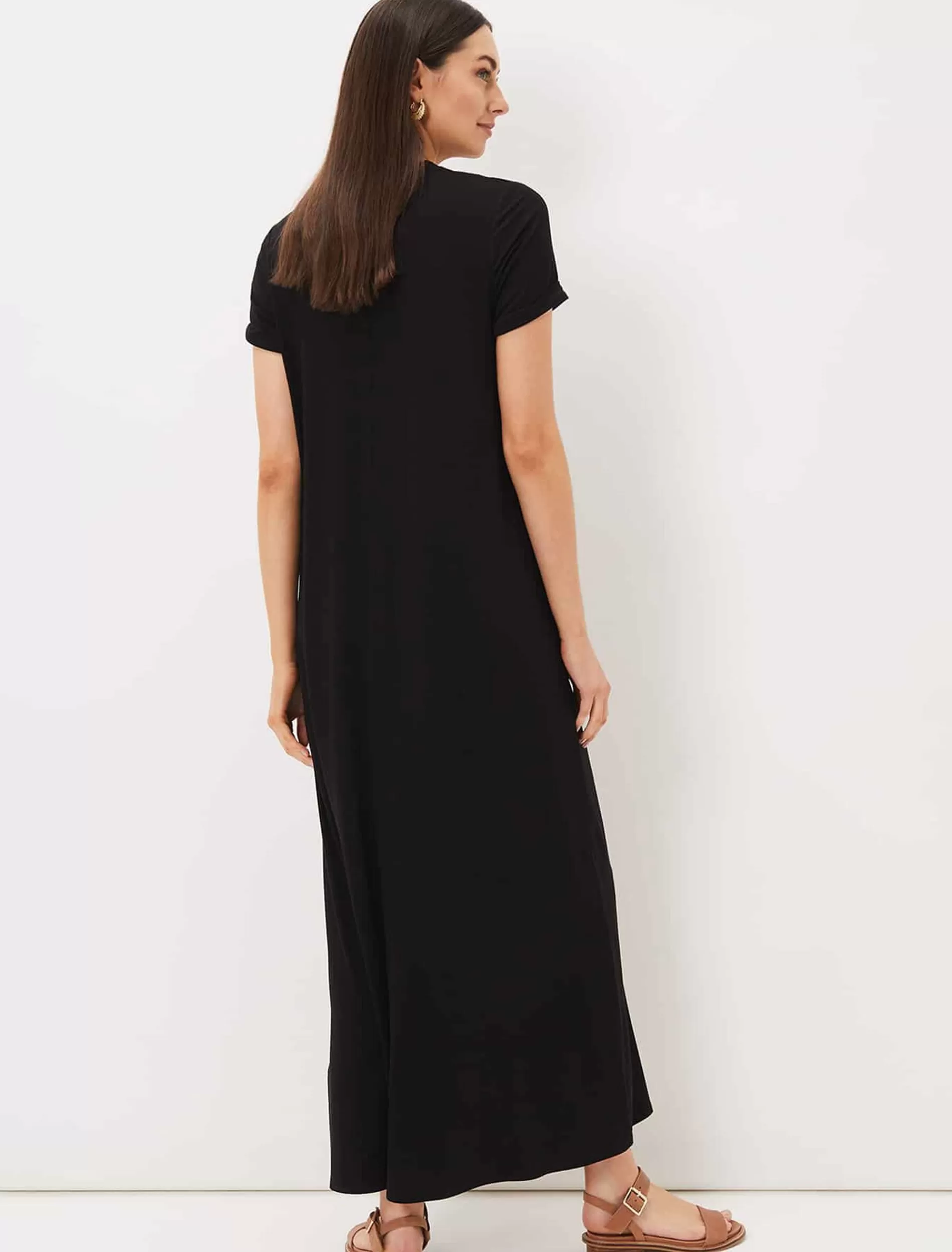 Phase Eight Roxana T-Shirt Maxi Dress Black Best
