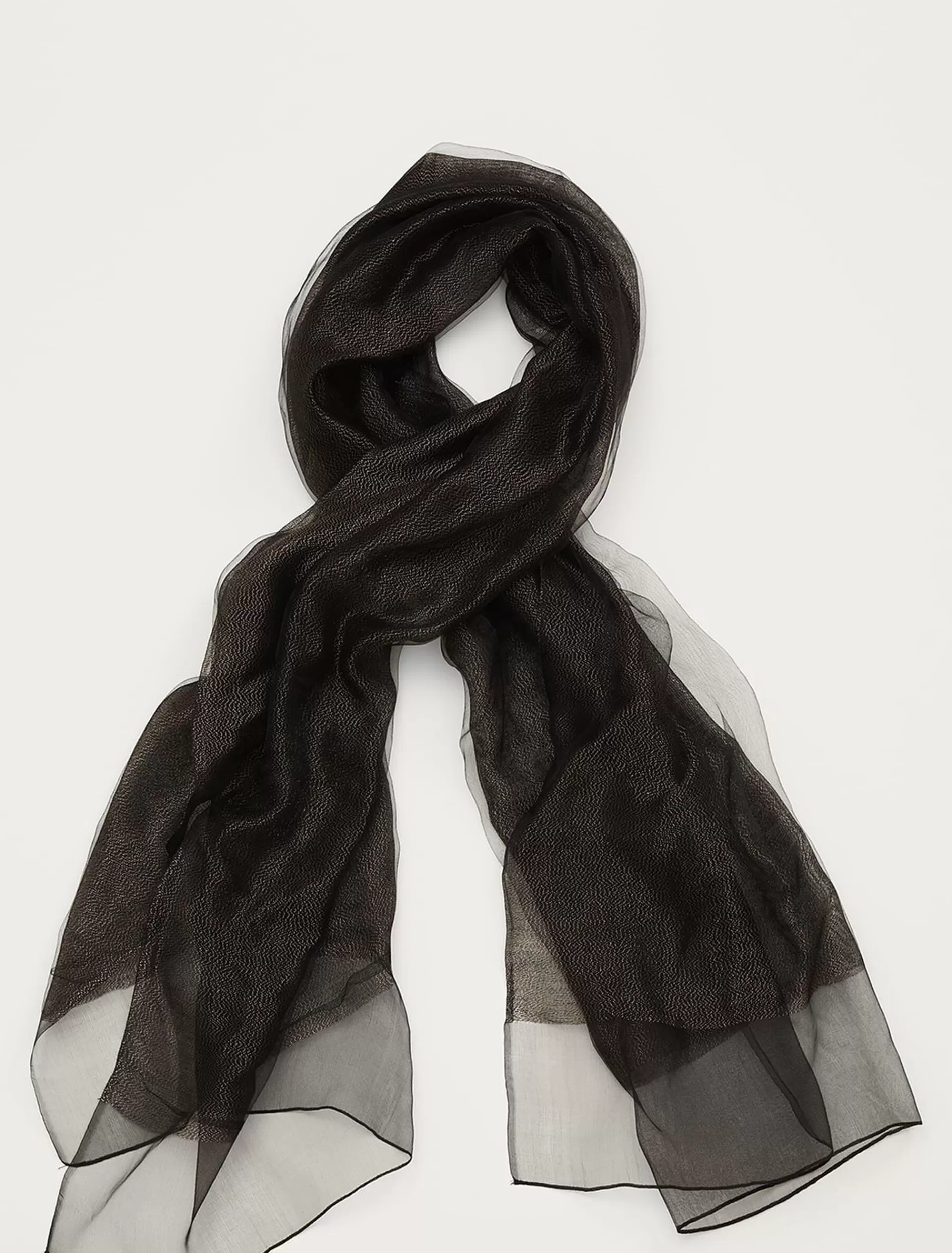 Phase Eight Roxy Metallic Scarf Black Cheap