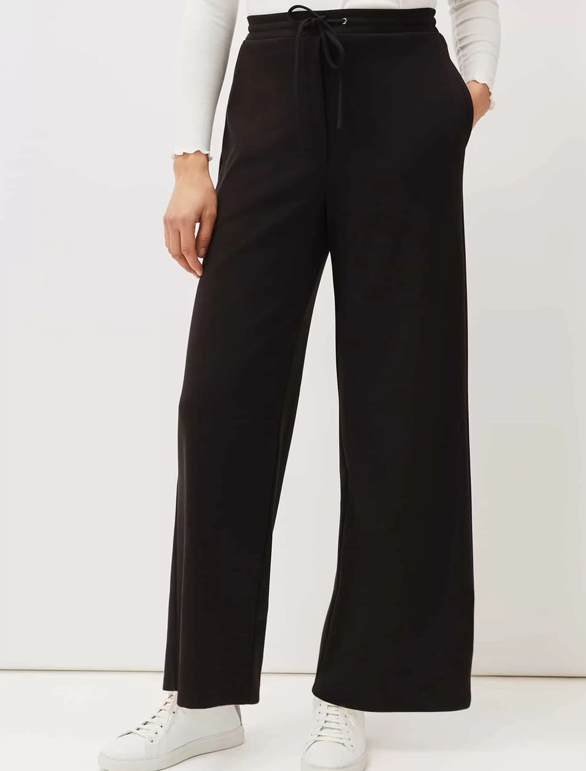 Phase Eight Ruth Wide Leg Jersey Trousers Charcoal Best