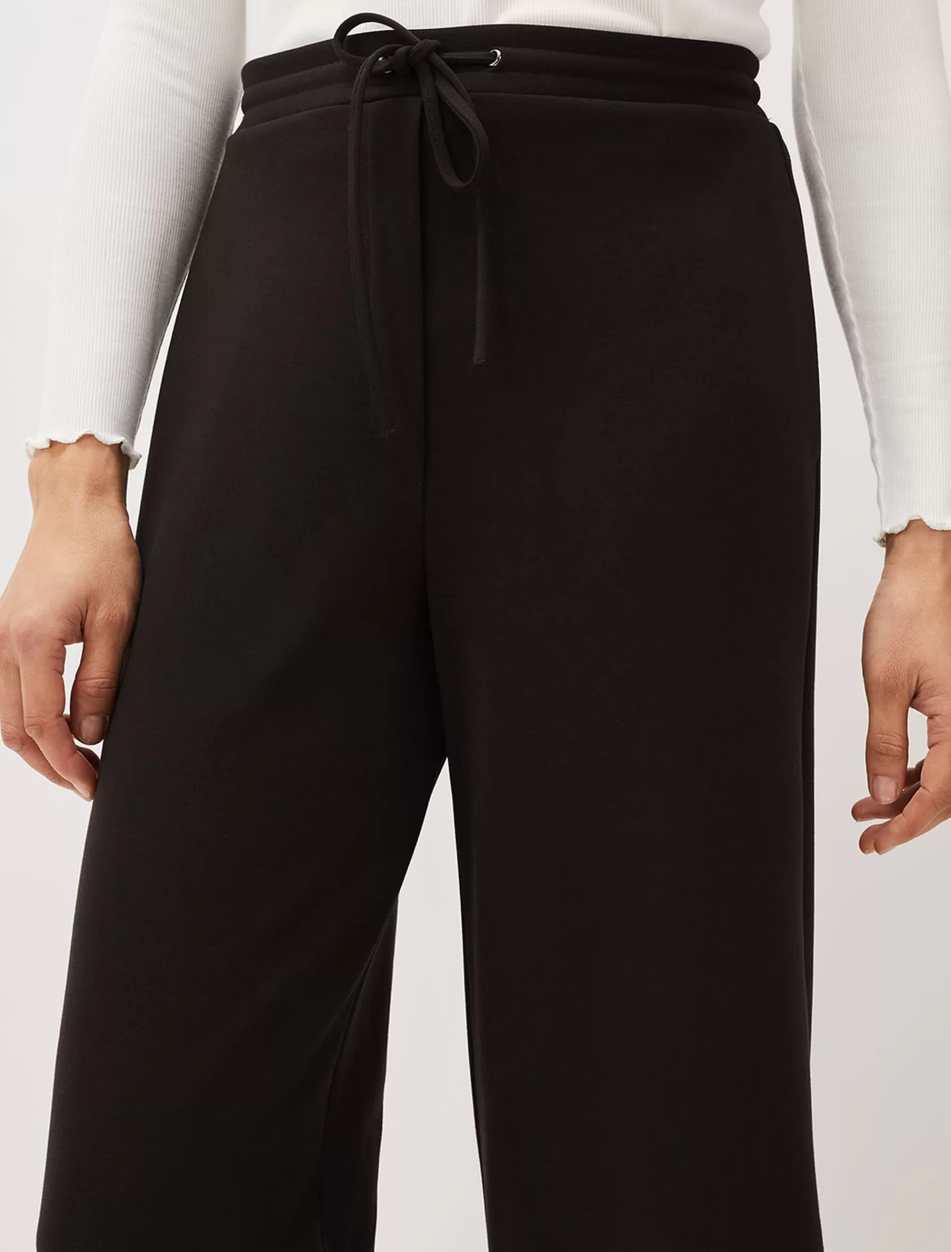 Phase Eight Ruth Wide Leg Jersey Trousers Charcoal Best