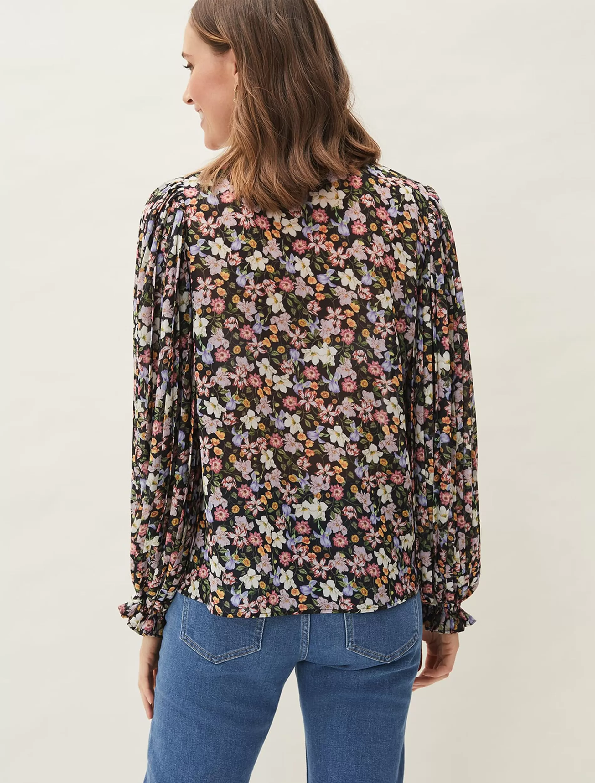 Phase Eight Sadie Floral Blouse Multi/Pink Fashion