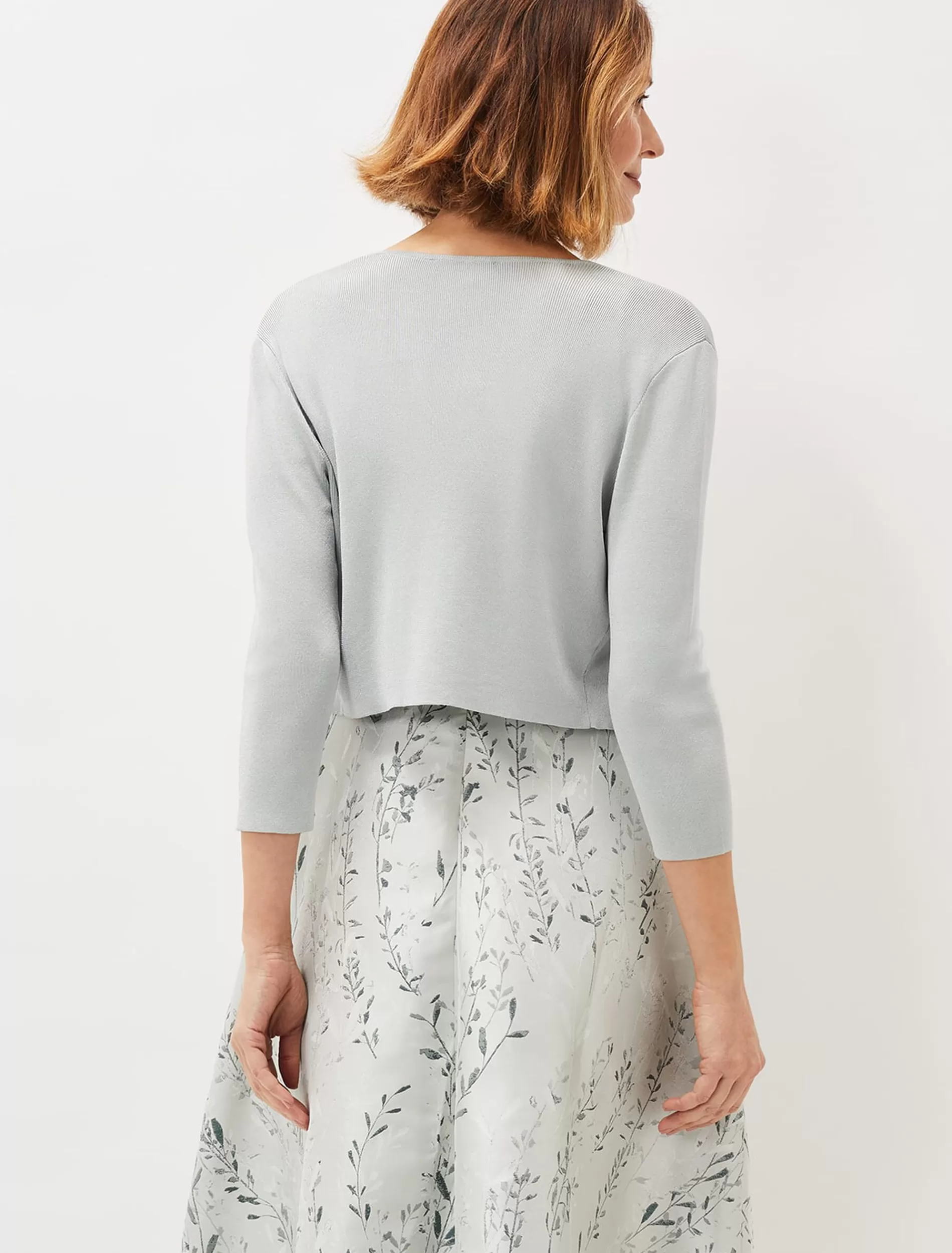 Phase Eight Salma Lightweight Knitted Jacket Eau De Nil Discount