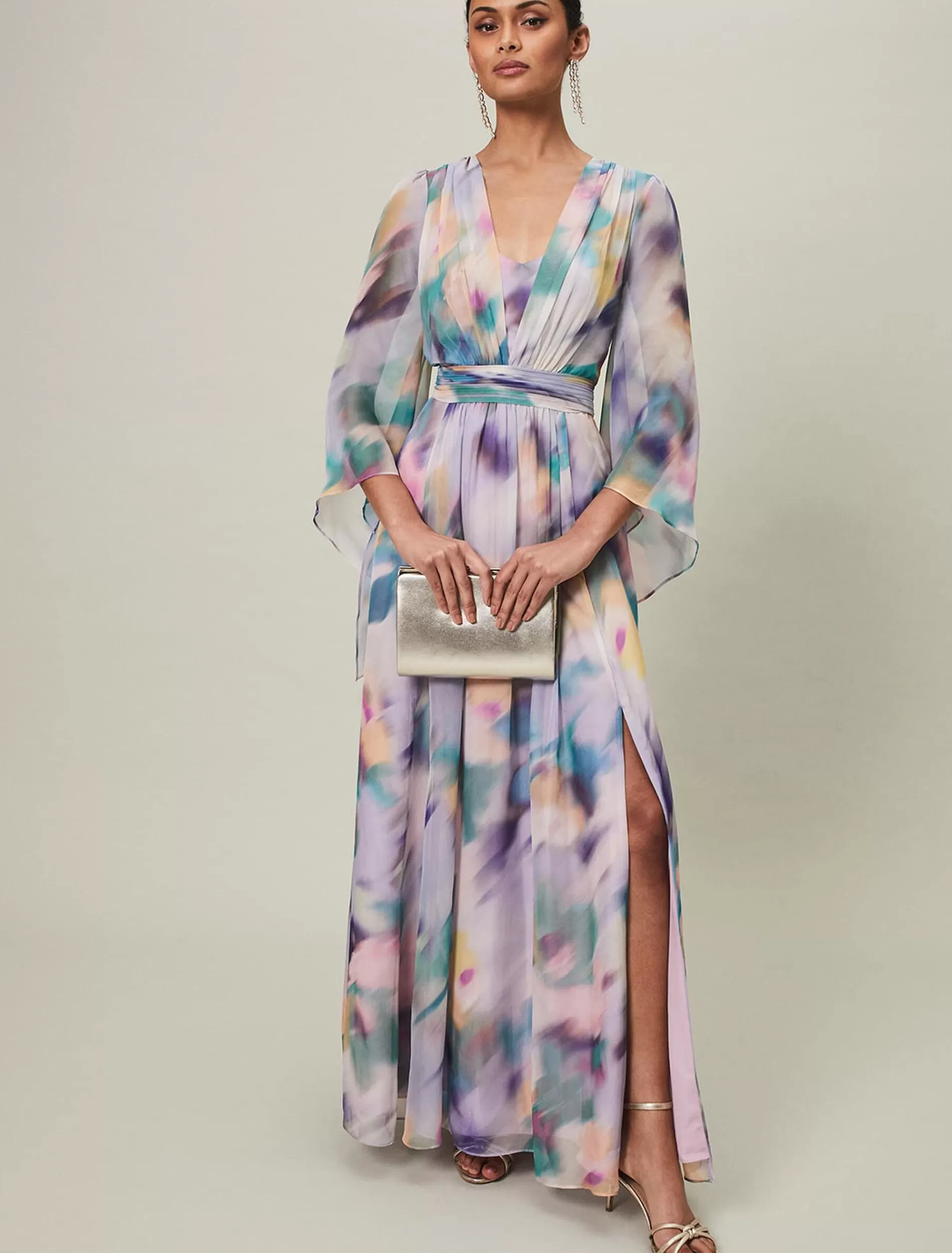 Phase Eight Selene Printed Maxi Dress Multi-Coloured Sale