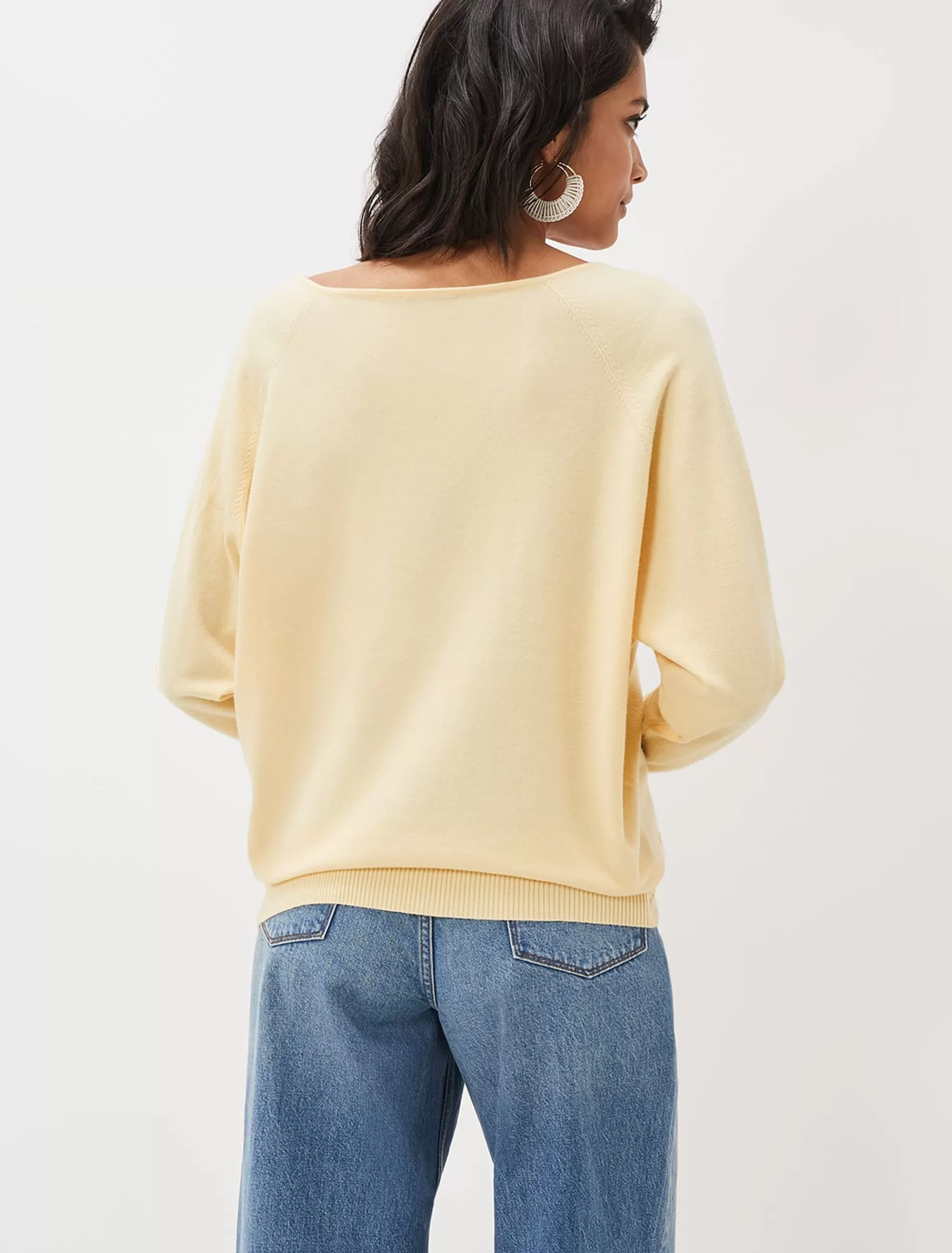Phase Eight Senita Fine Knit Jumper Yellow Fashion