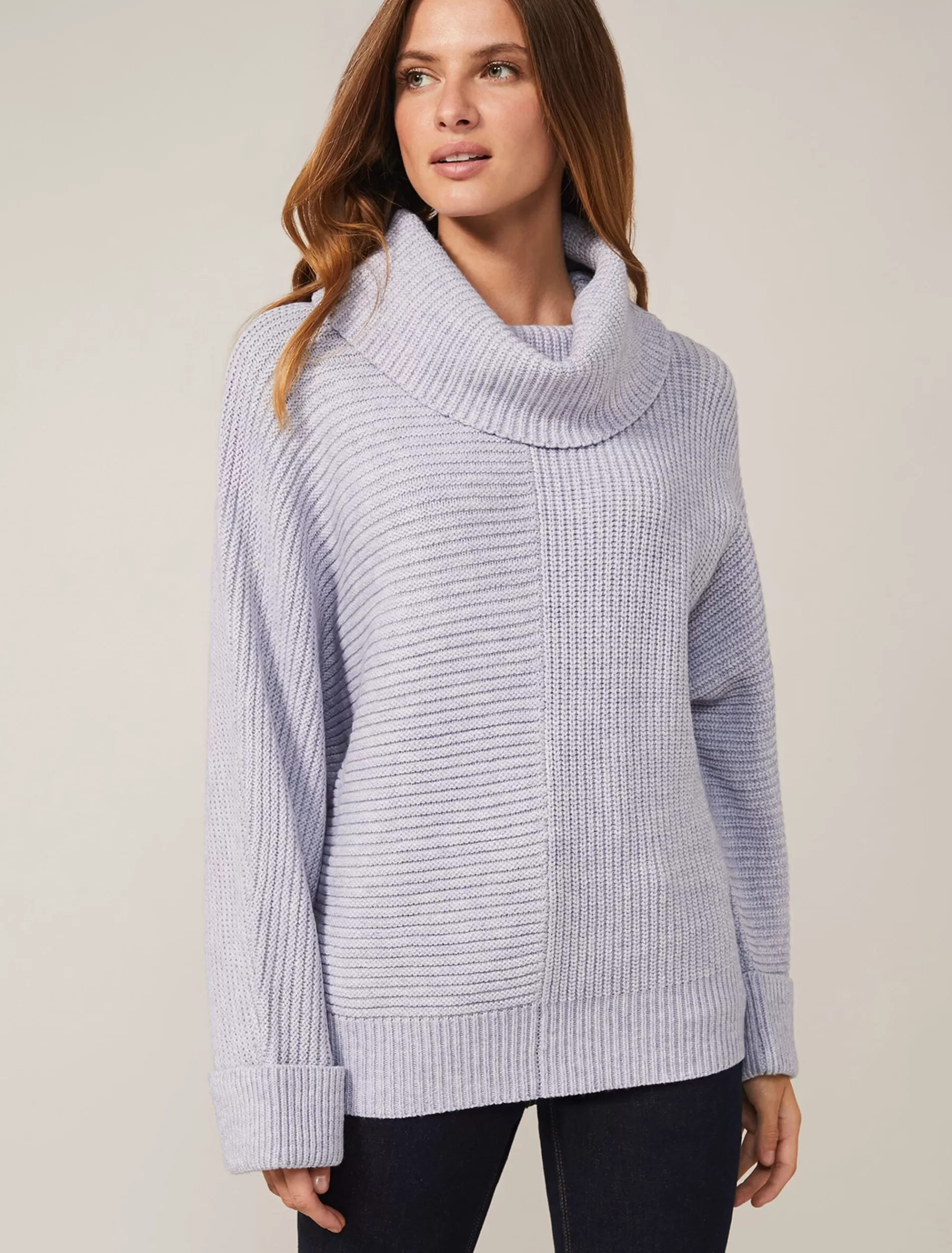 Phase Eight Serenna Stitch Knit Soft Blue Best Sale