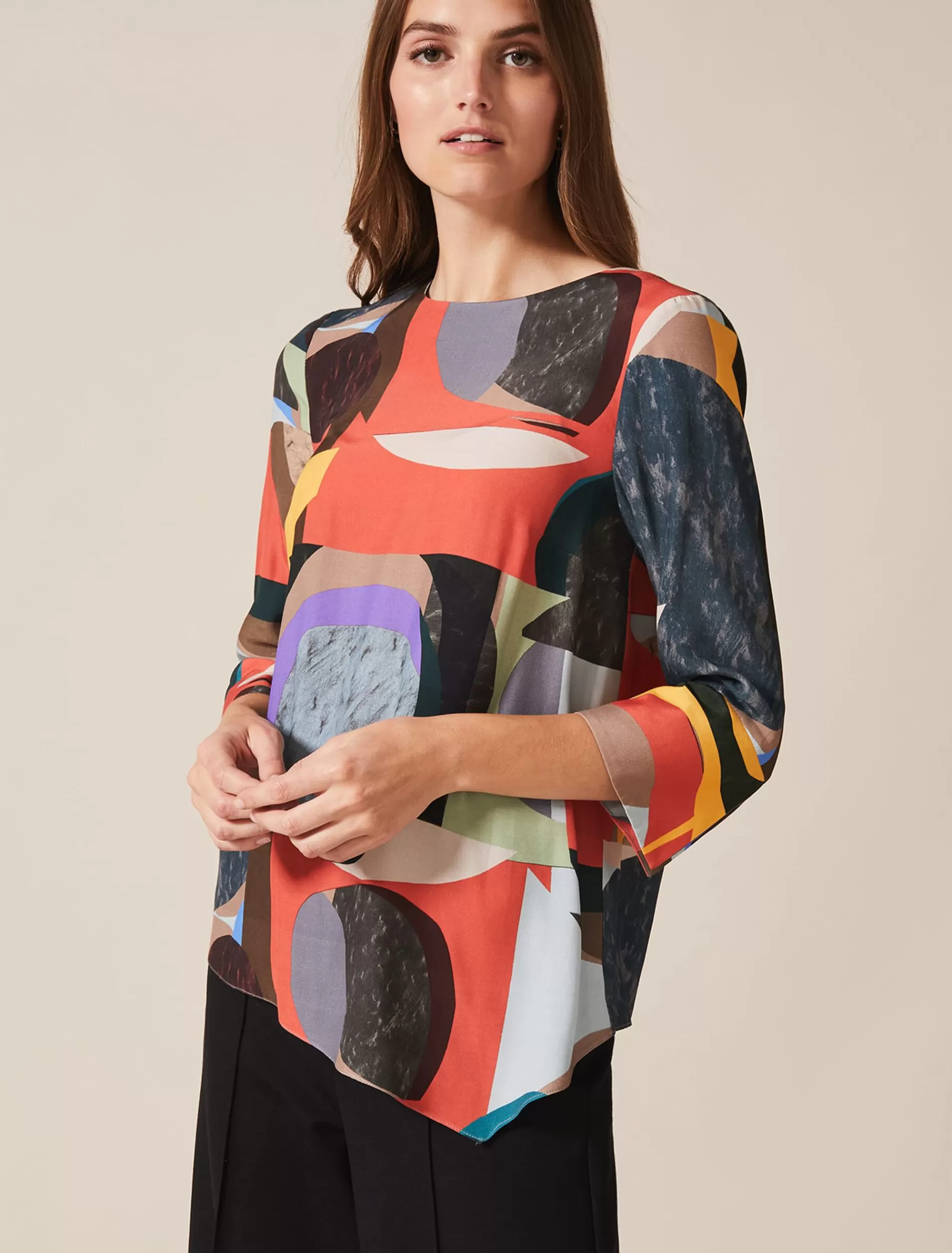 Phase Eight Sevina Print Blouse Multi-Coloured Best Sale