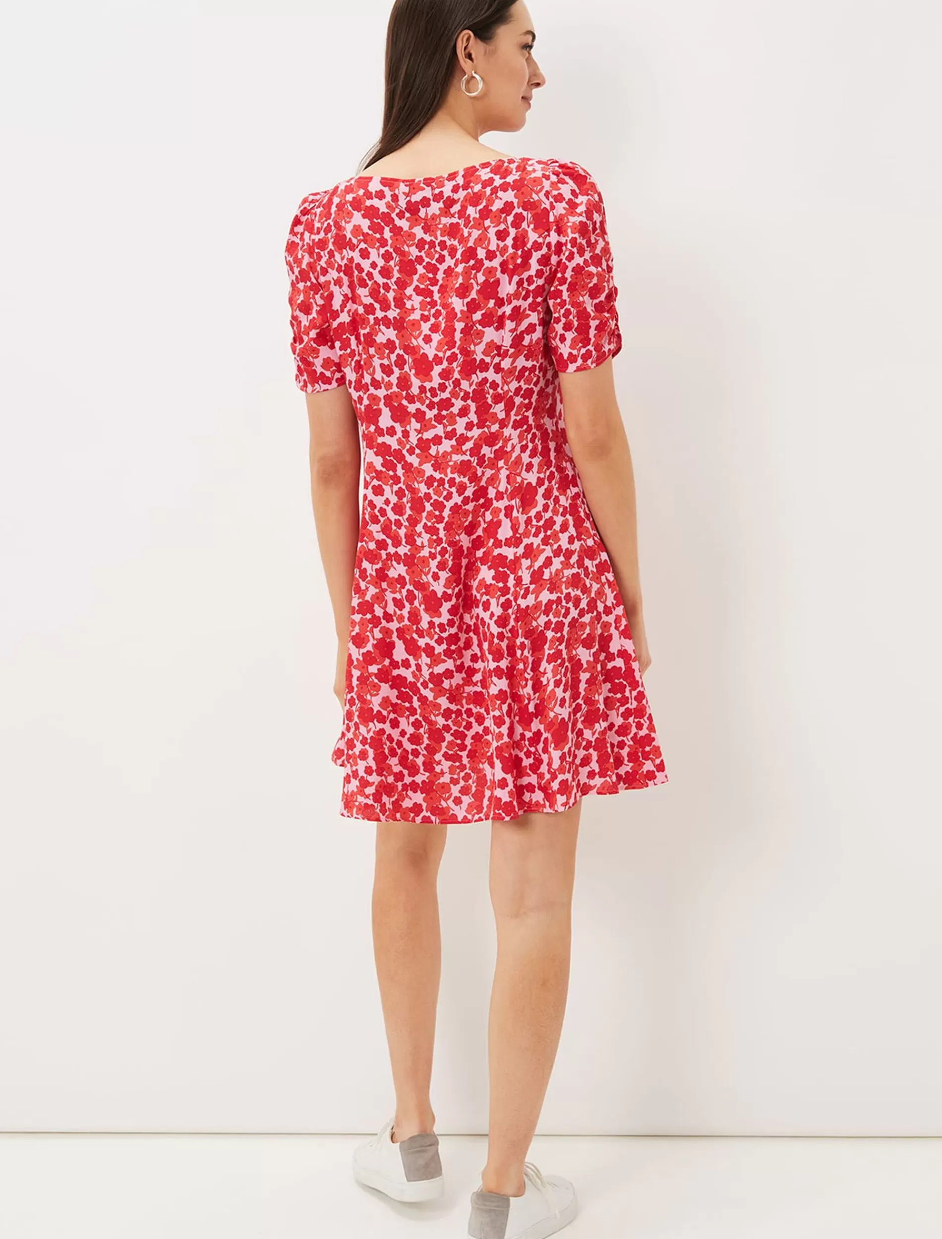 Phase Eight Sheryl Floral Tea Dress Pink/Red New