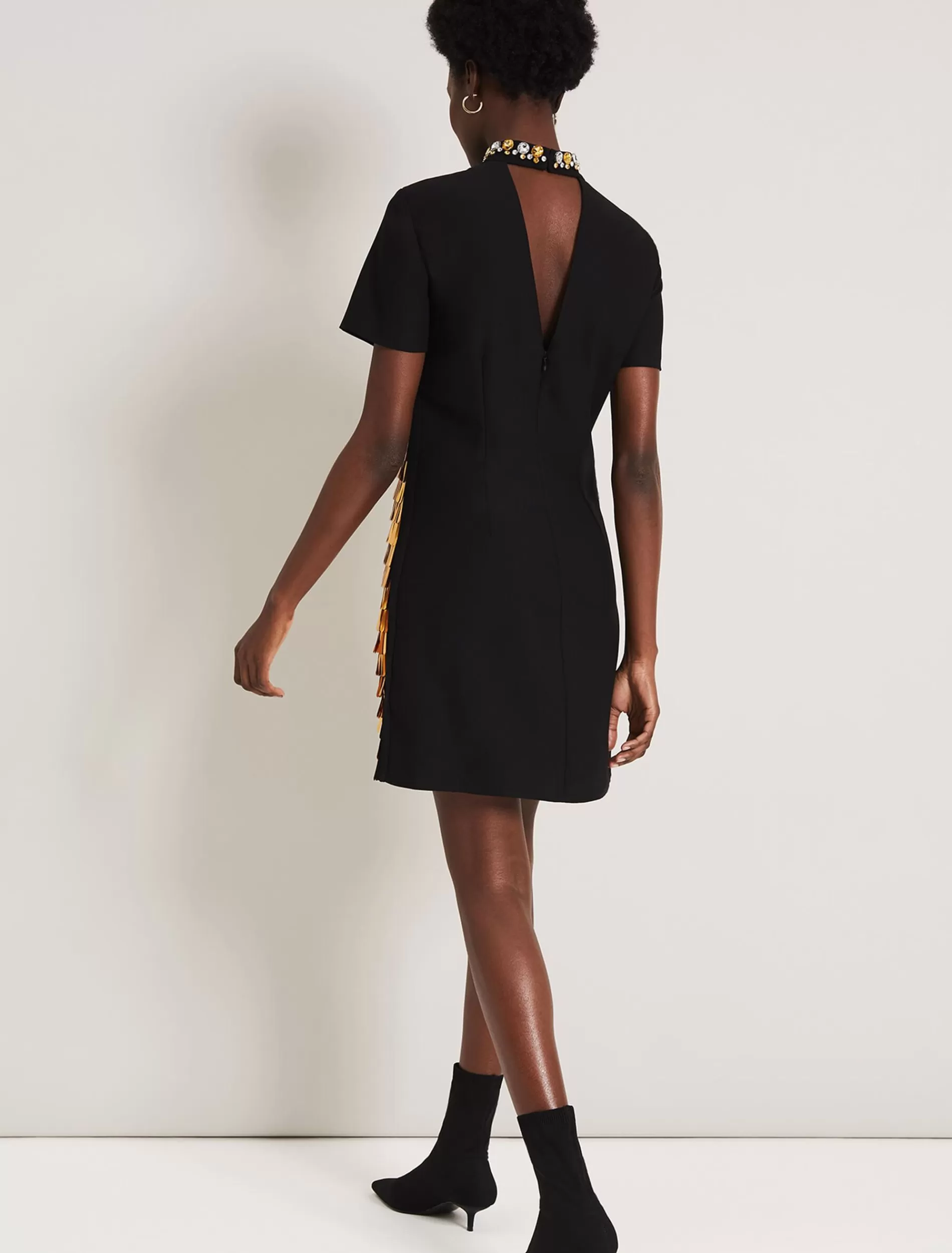 Phase Eight Shula Sequin Dress Gold Shop
