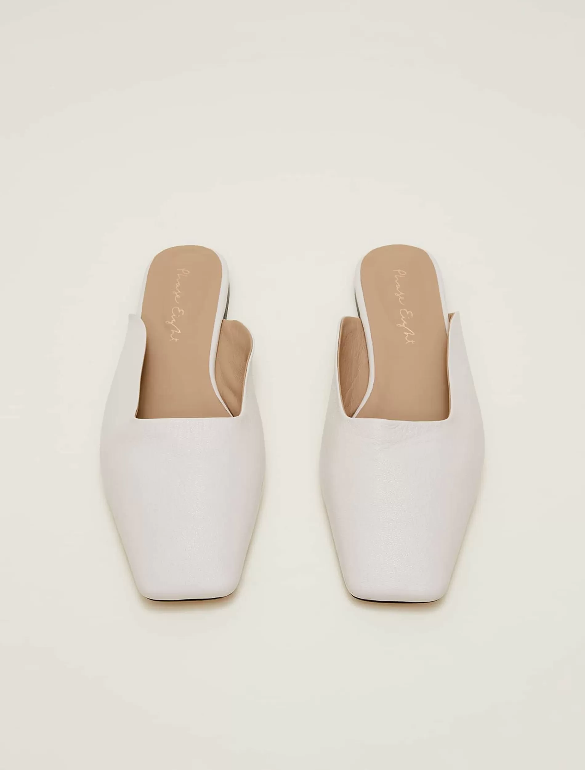 Phase Eight Slip On Mule Shoe Ivory Fashion