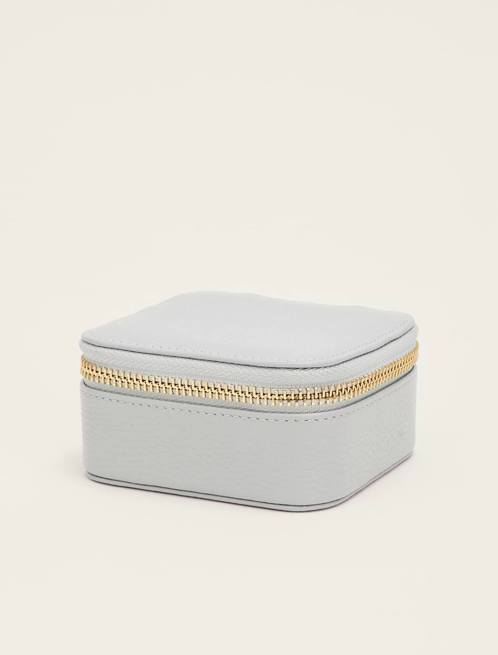 Phase Eight Small Leather Jewellery Box Grey Shop