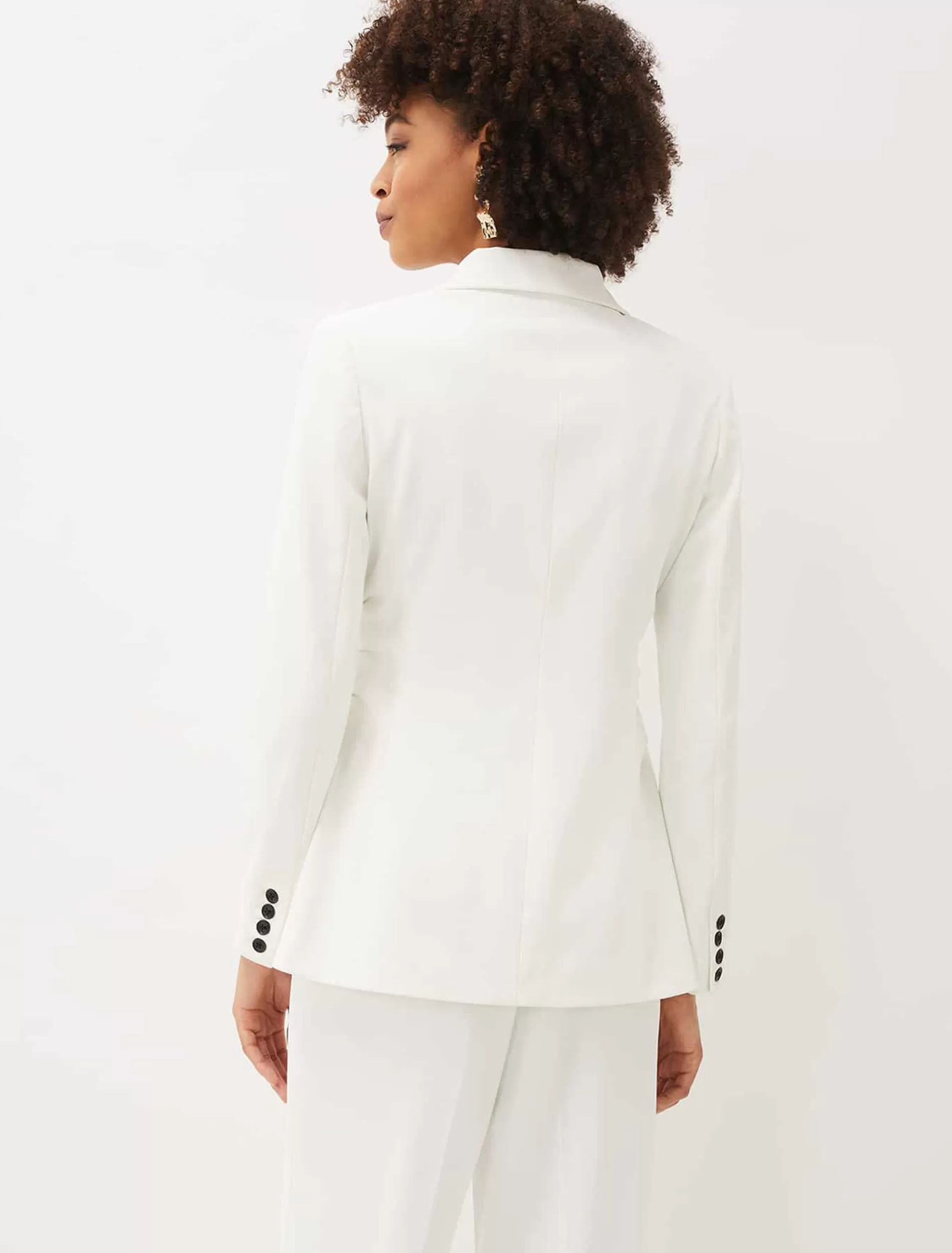 Phase Eight Solange White Blazer Ivory New