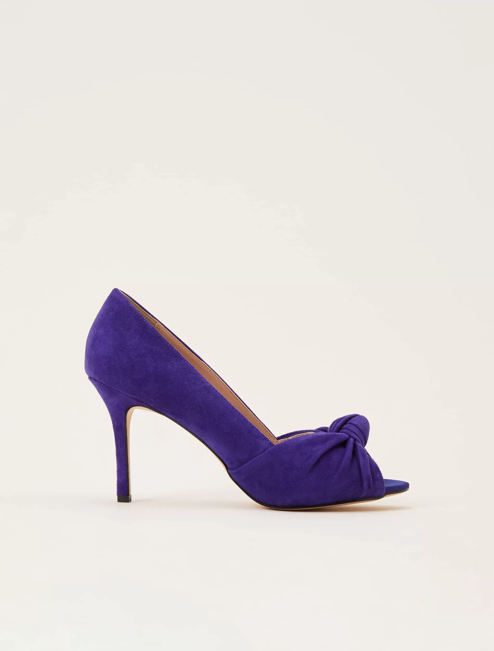 Phase Eight Sonja Knot Front Peep Toe Shoe Cobalt Outlet