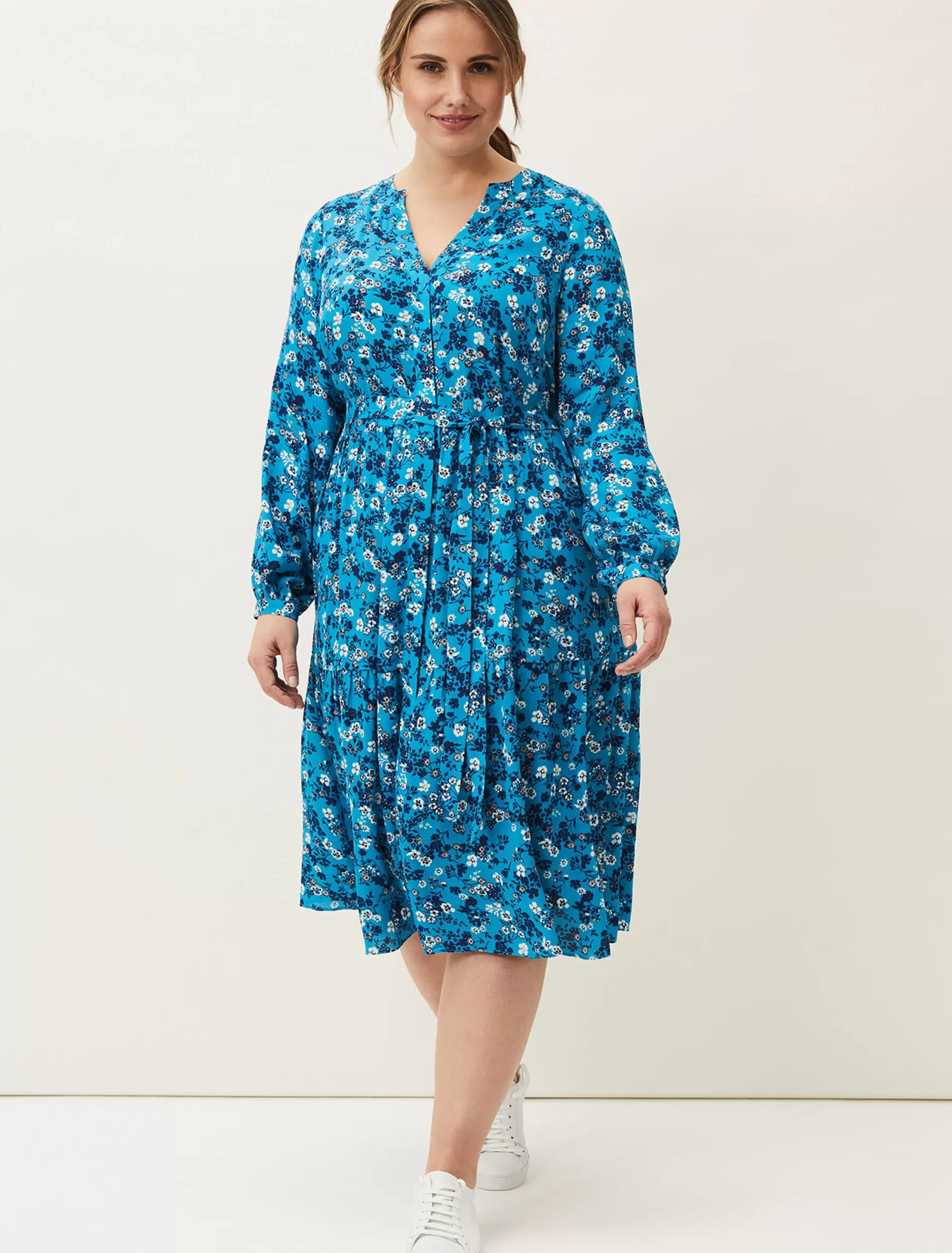 Phase Eight Sophia Floral Dress Kingfisher Best