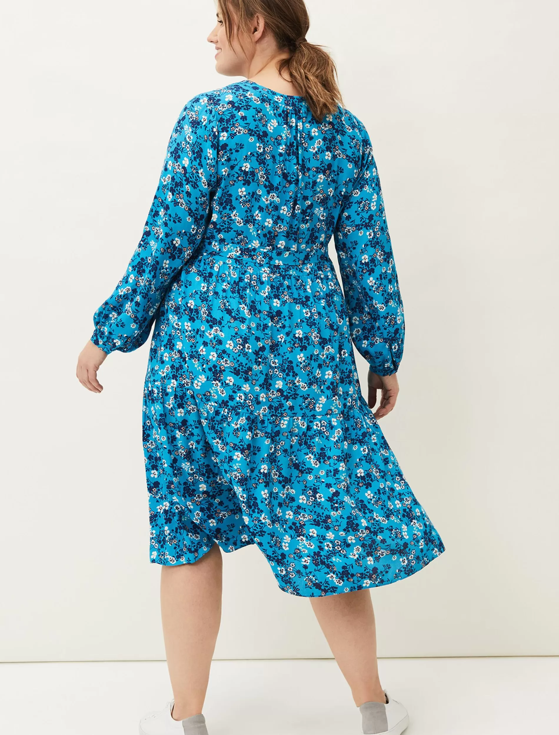 Phase Eight Sophia Floral Dress Kingfisher Best