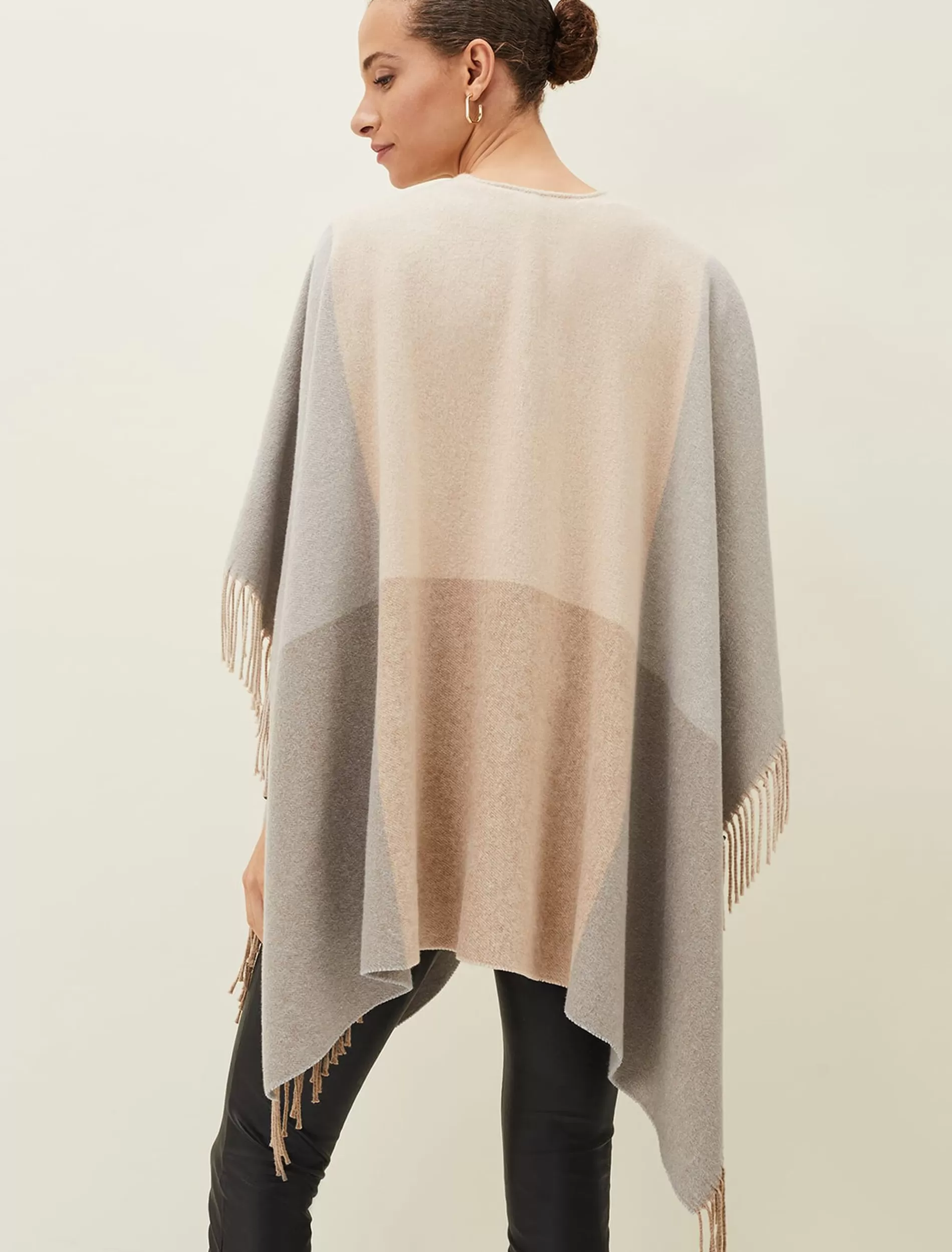 Phase Eight Stefana Colourblock Cape Multi-Coloured New