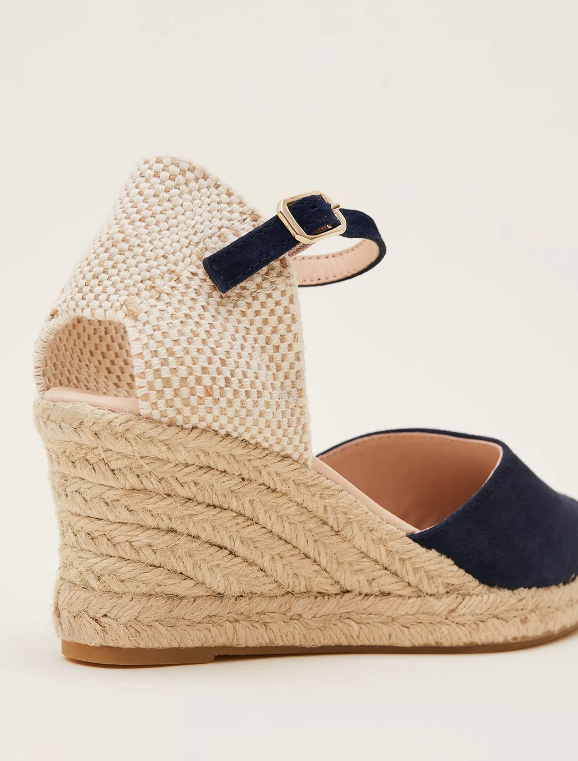 Phase Eight Strap Wedge Espadrille Navy Clearance