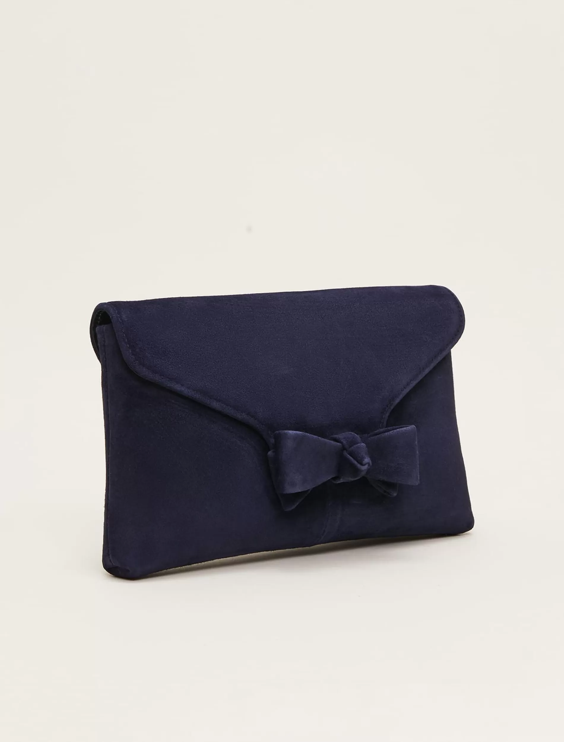 Phase Eight Structured Bow Clutch Navy Outlet