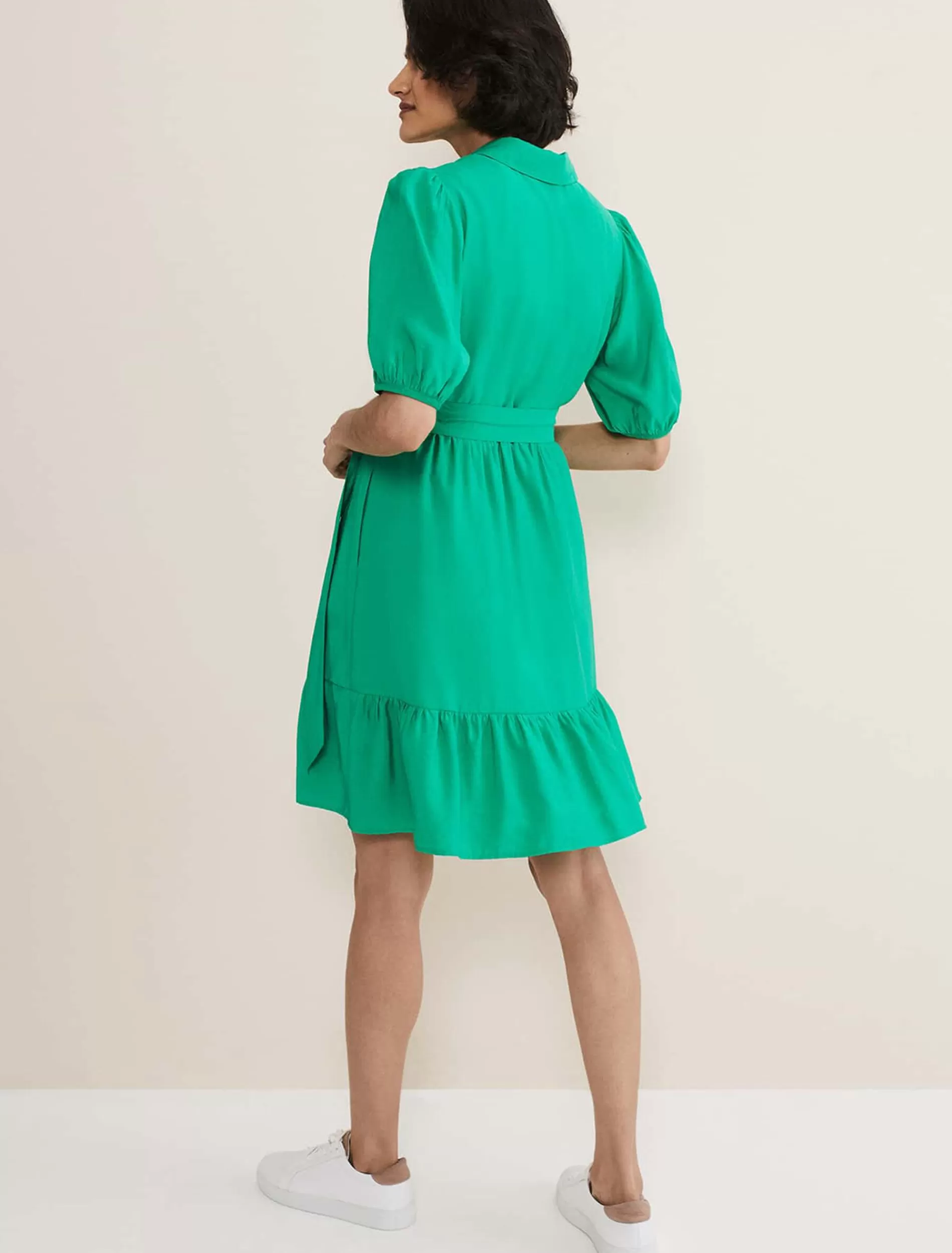 Phase Eight Sue Swing Mini Dress Green Store