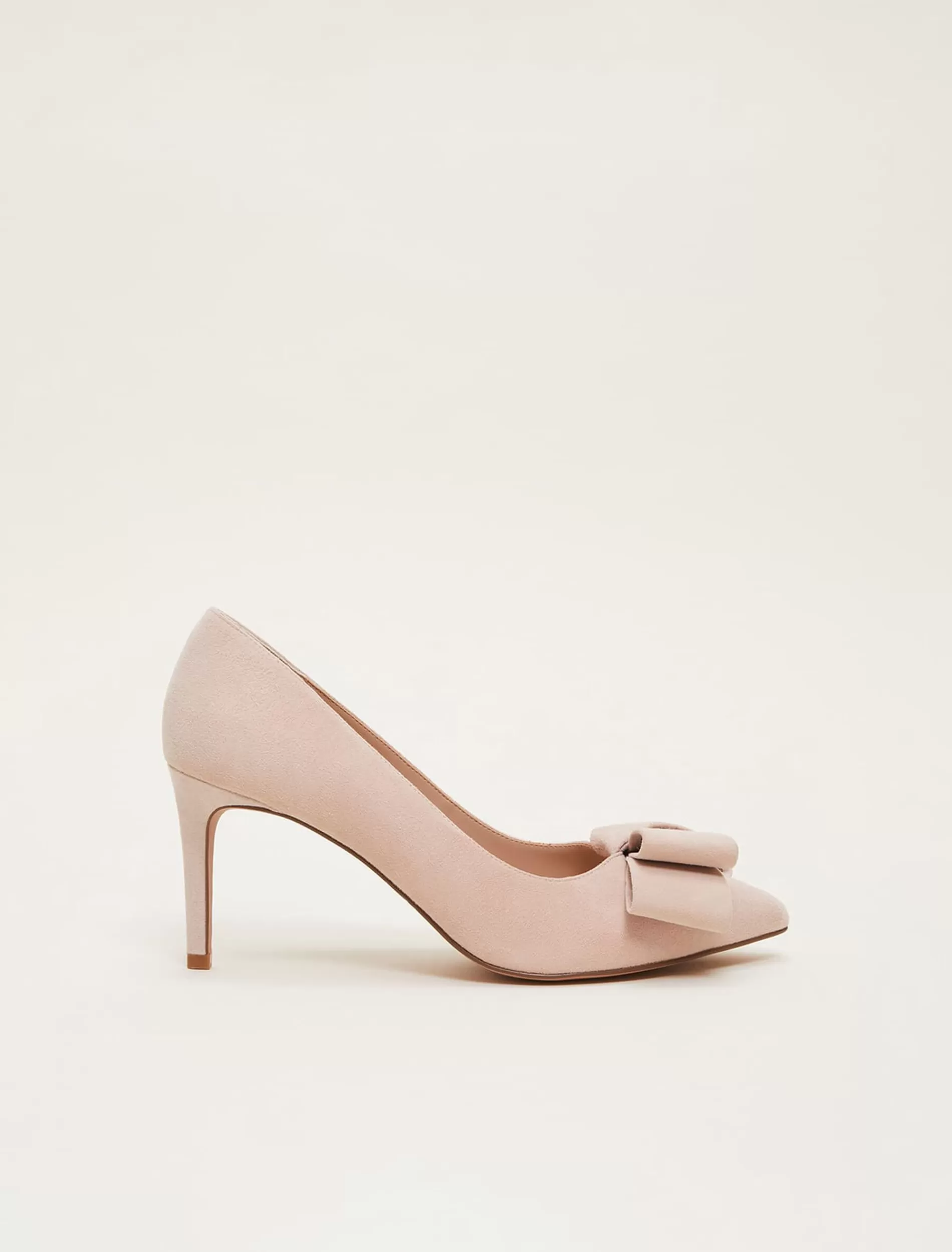 Phase Eight Suede Bow Front Court Shoe Cameo Shop