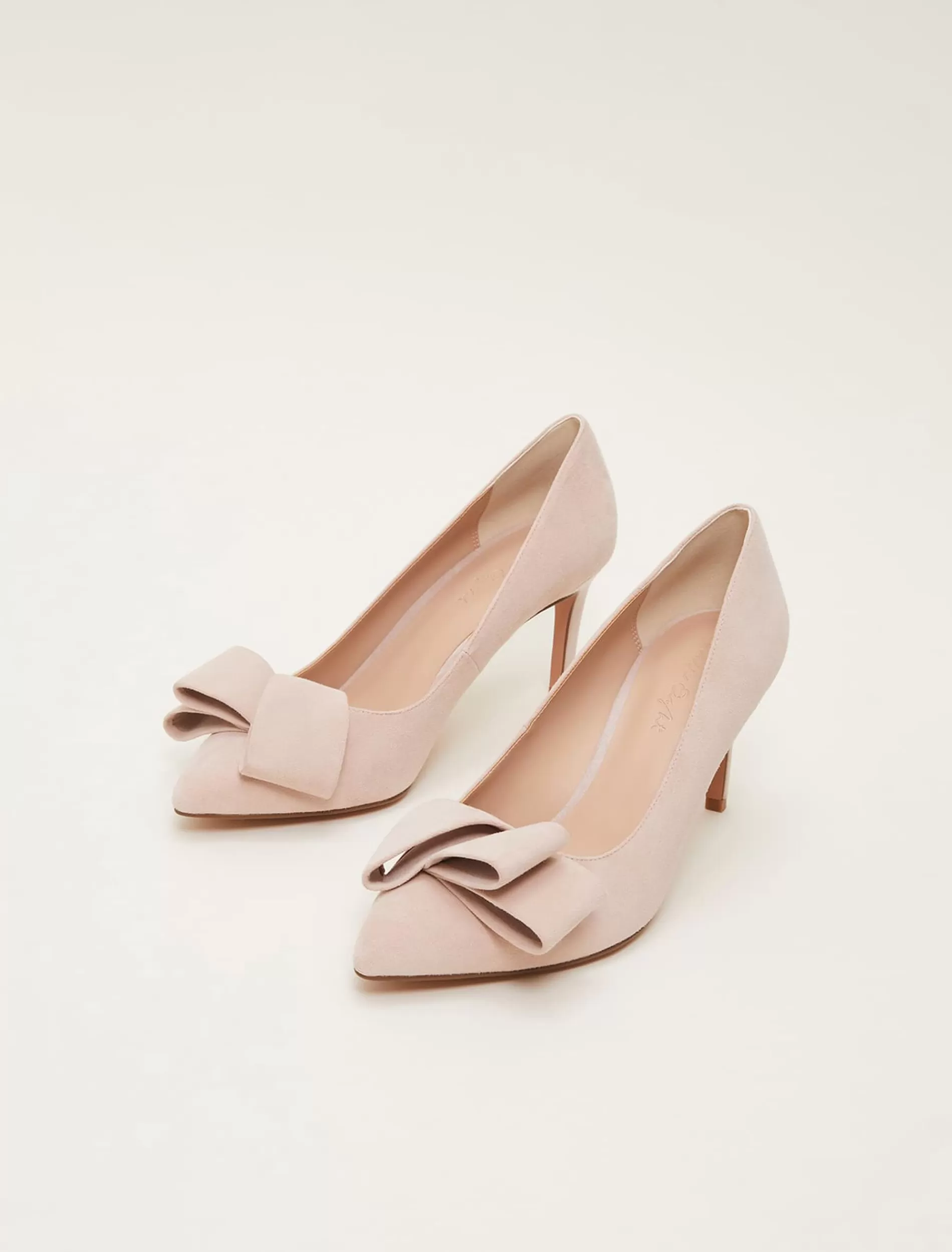 Phase Eight Suede Bow Front Court Shoe Cameo Shop