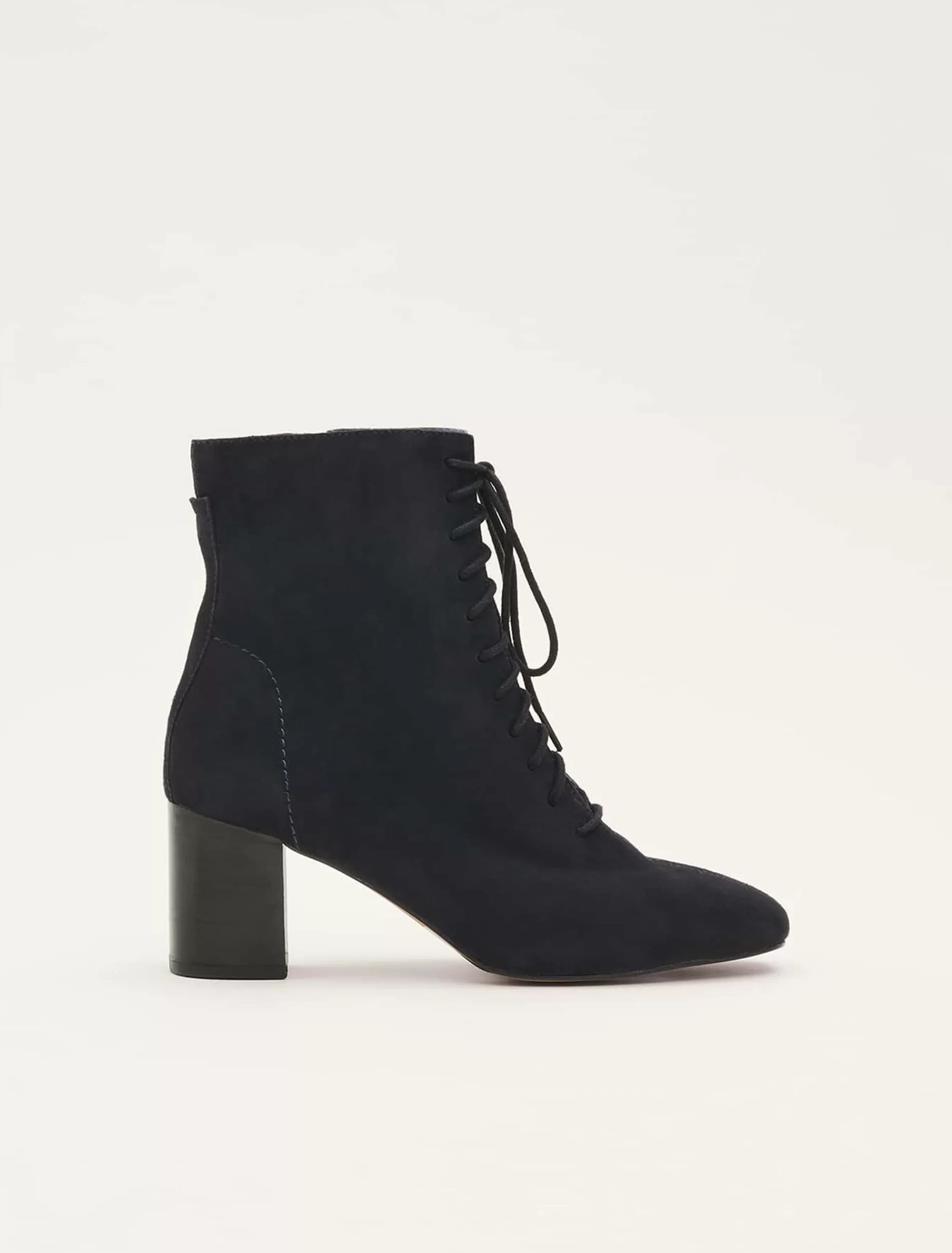 Phase Eight Suede Lace Up Boots Navy Best