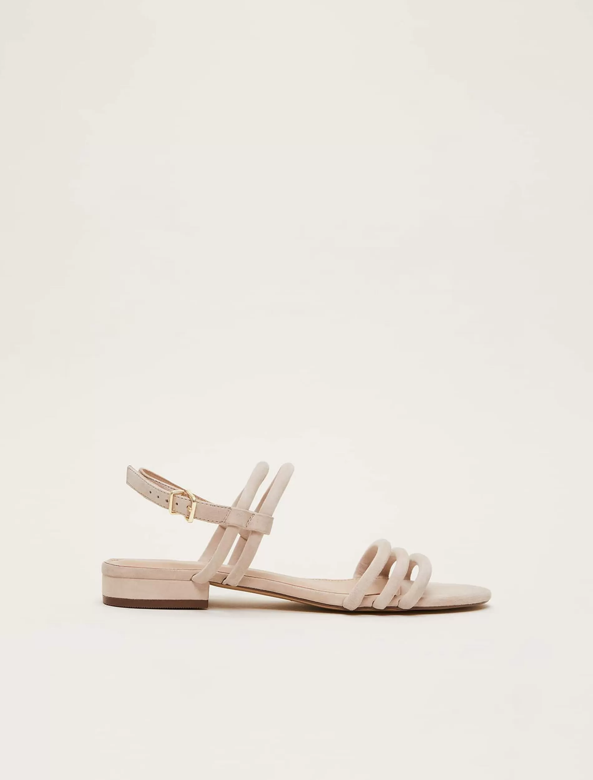 Phase Eight Suede Sandals Neutral Flash Sale