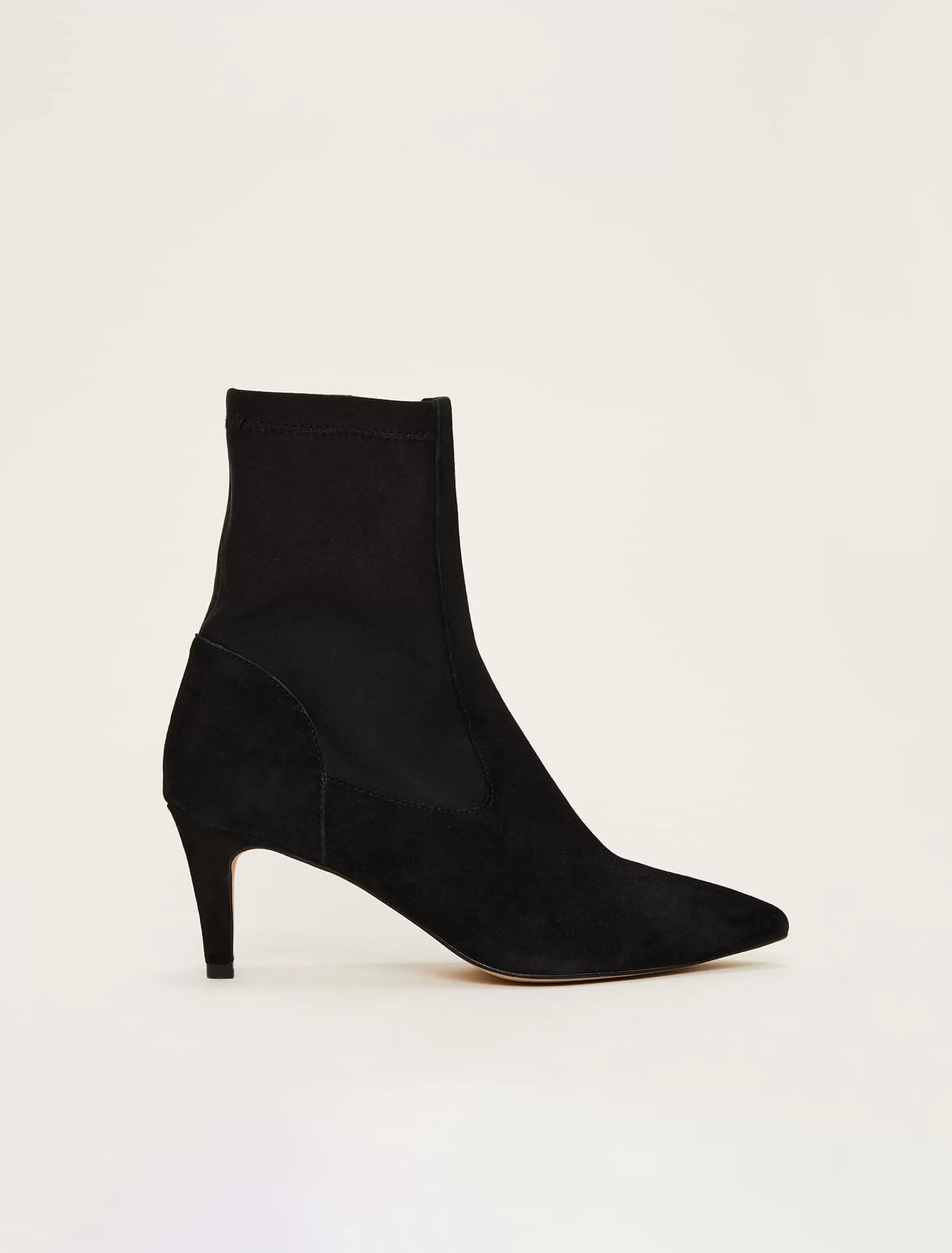 Phase Eight Suede Sock Boots Black Discount