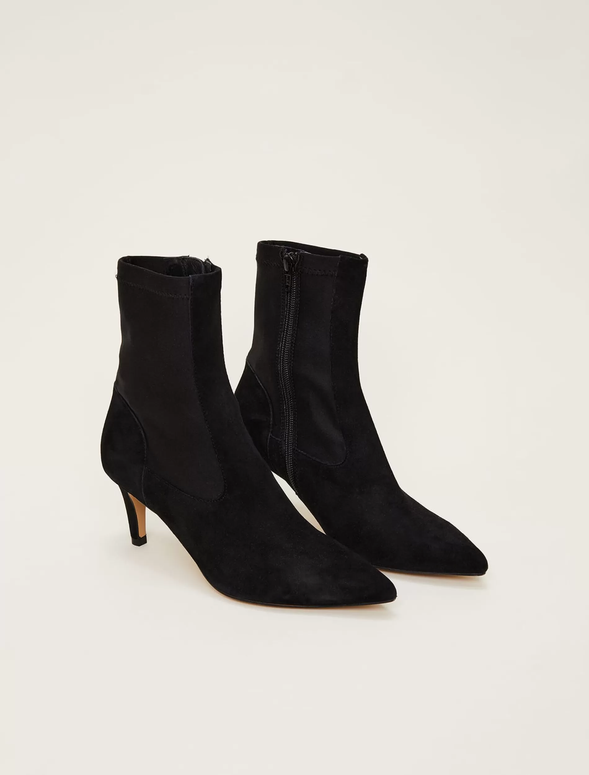 Phase Eight Suede Sock Boots Black Discount