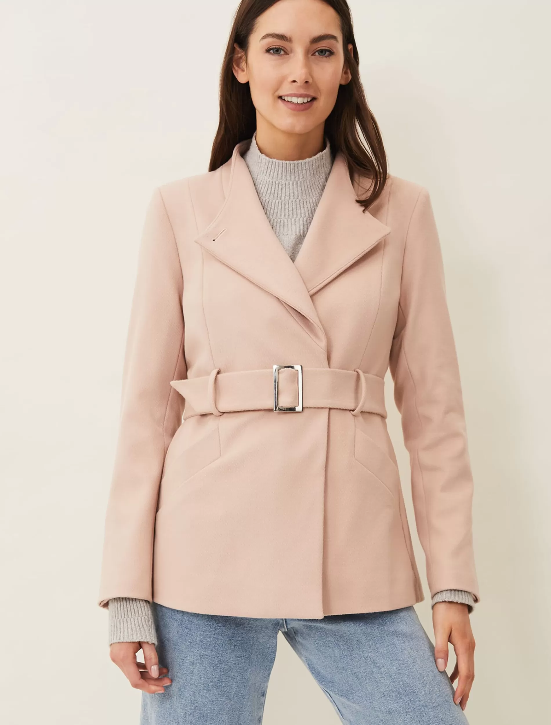 Phase Eight Susie Short Coat Nude Store