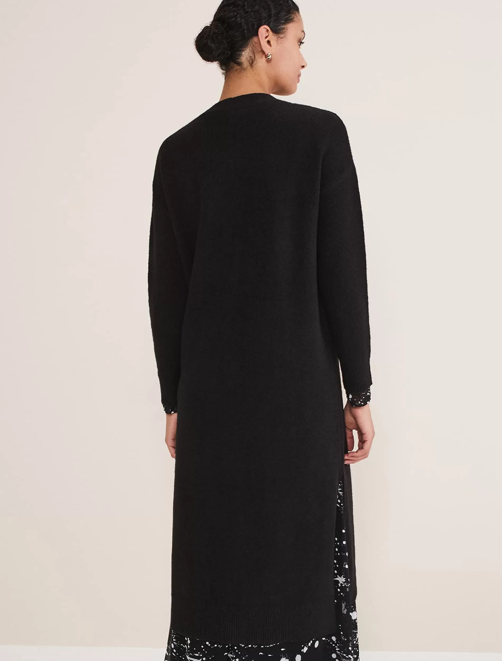 Phase Eight Sybille Maxi Cardigan Black Outlet