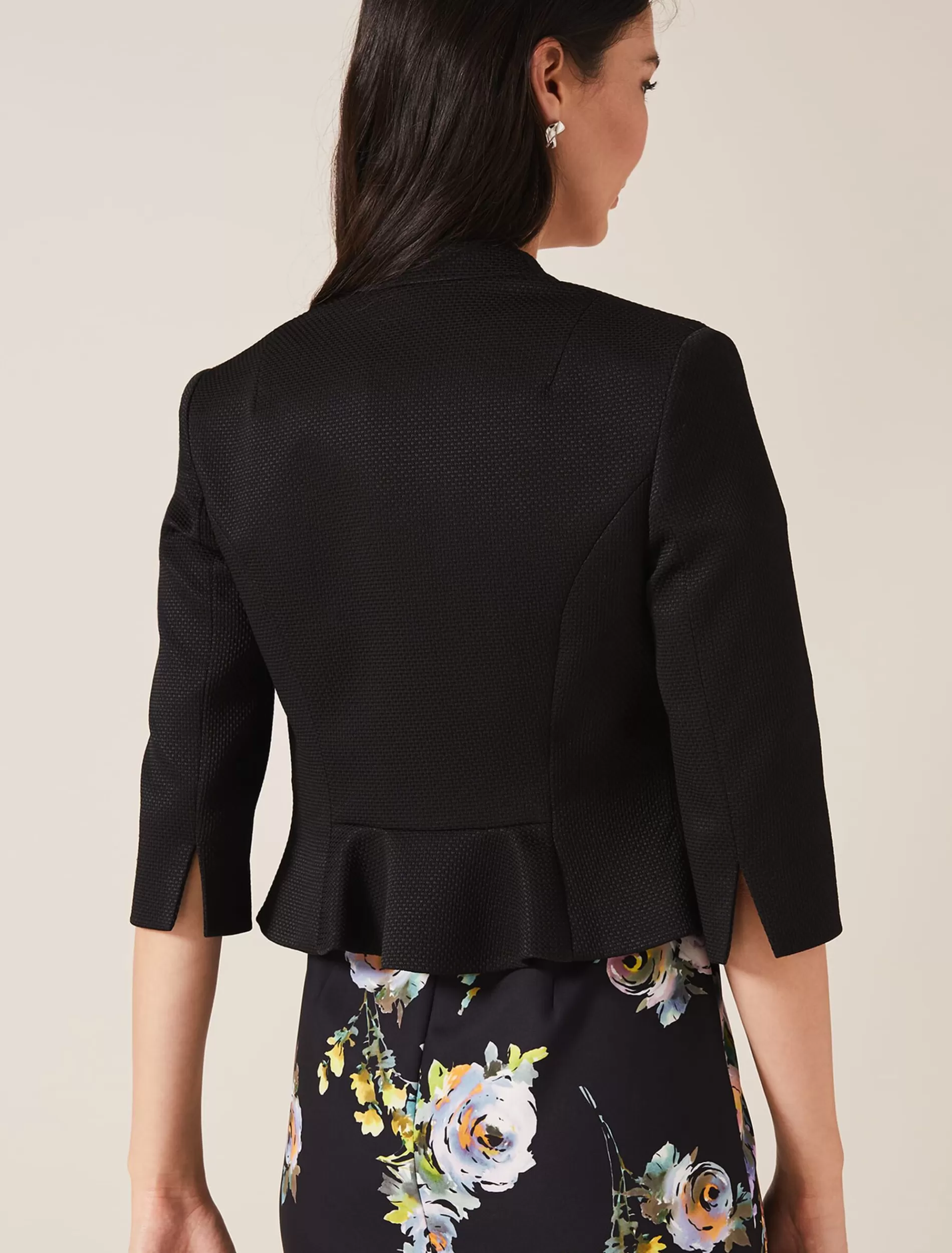 Phase Eight Tammy Textured Jacket Black Shop