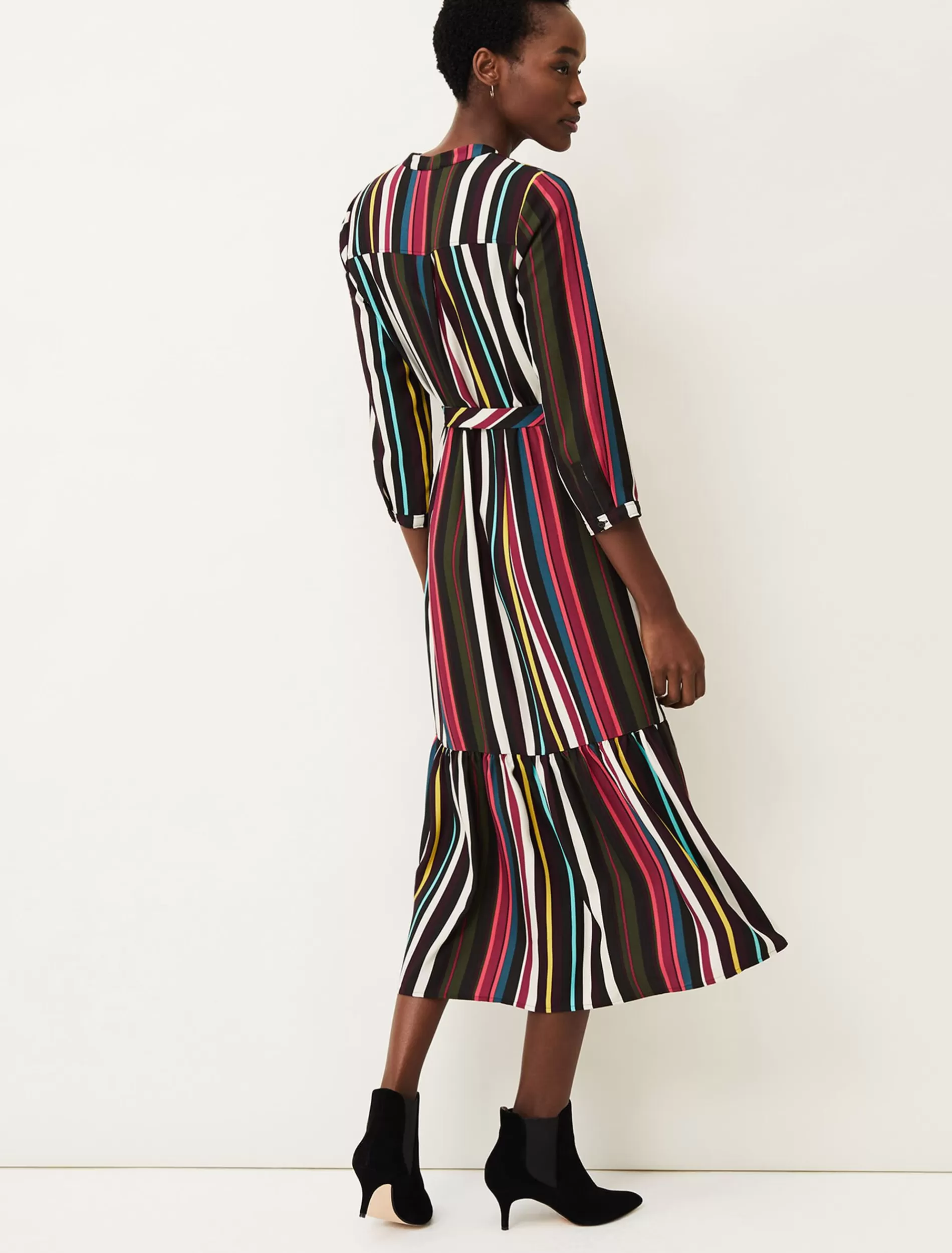 Phase Eight Tania Stripe Shirt Dress Multi-Coloured Fashion